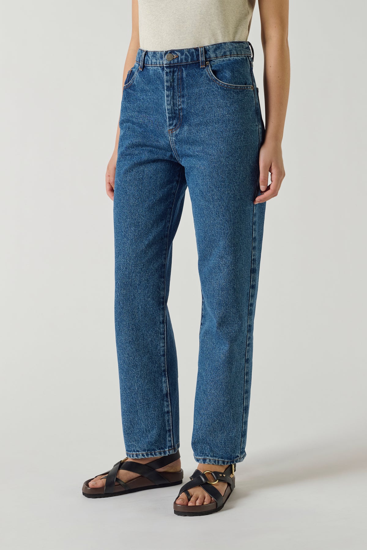 Jean Barnabe - Bleu - Denim - Femme vue 1
