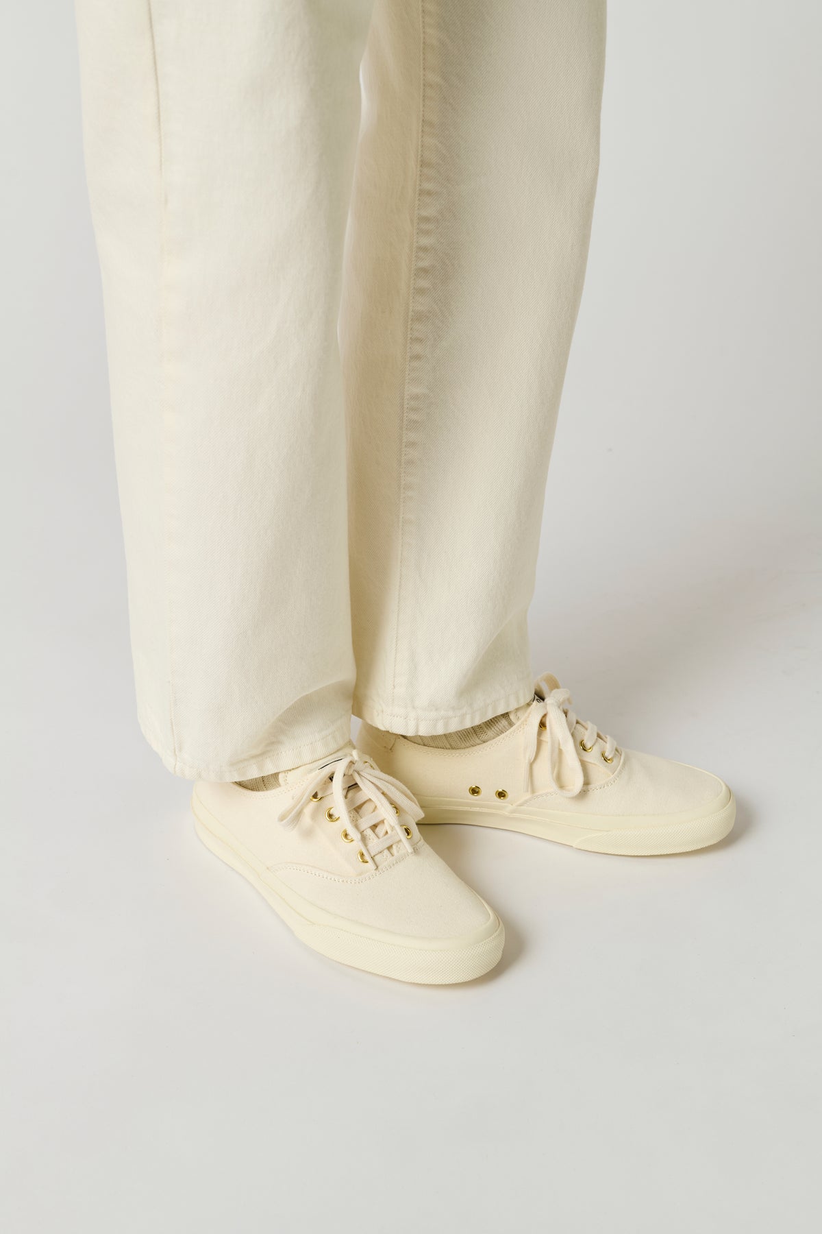 Baskets Alex - Ecru - Coton - Femme