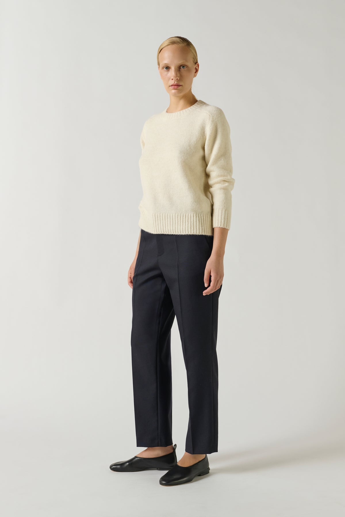 Pantalon Gabriel - Navy - Laine - Femme