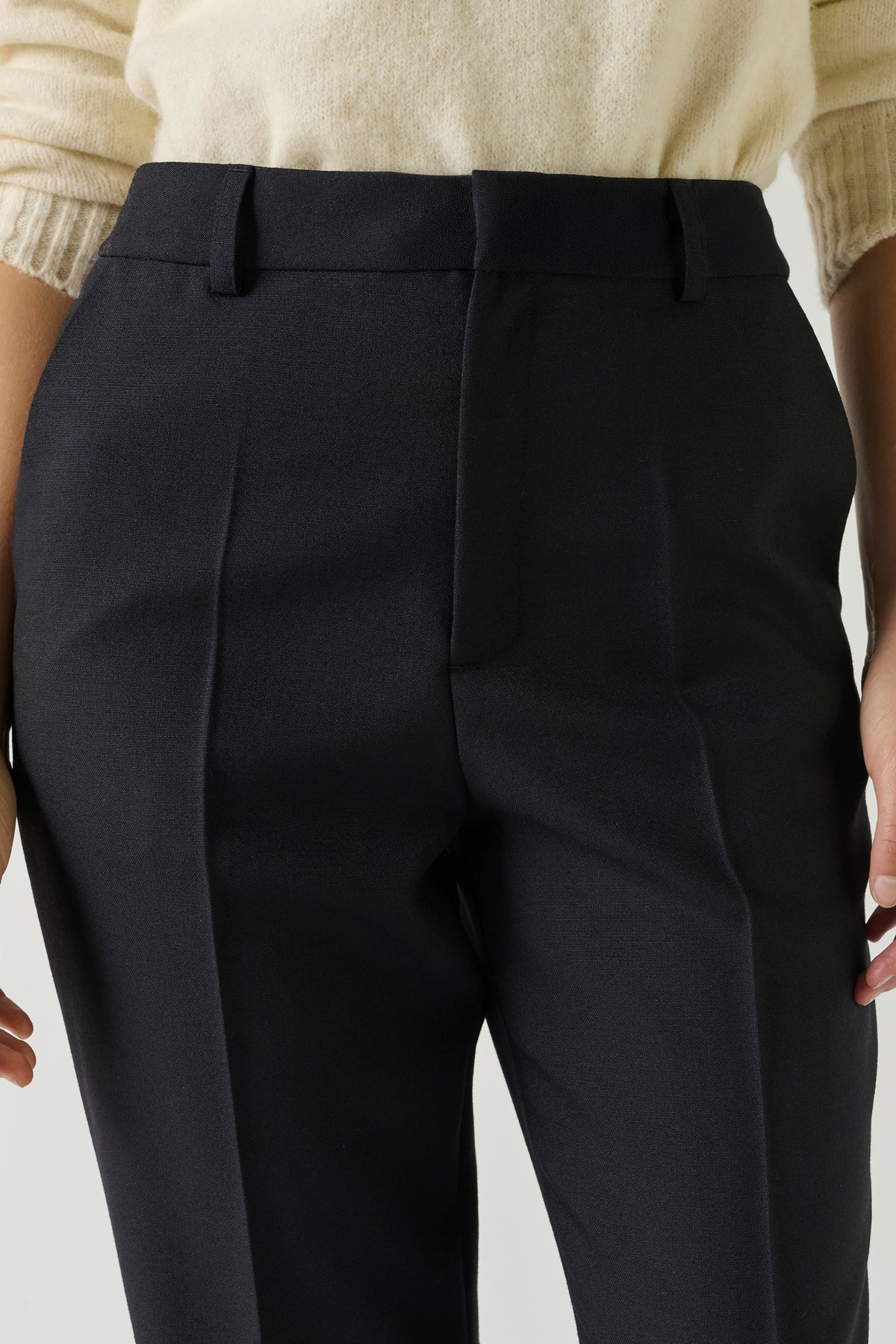 Pantalon Gabriel - Navy - Laine - Femme
