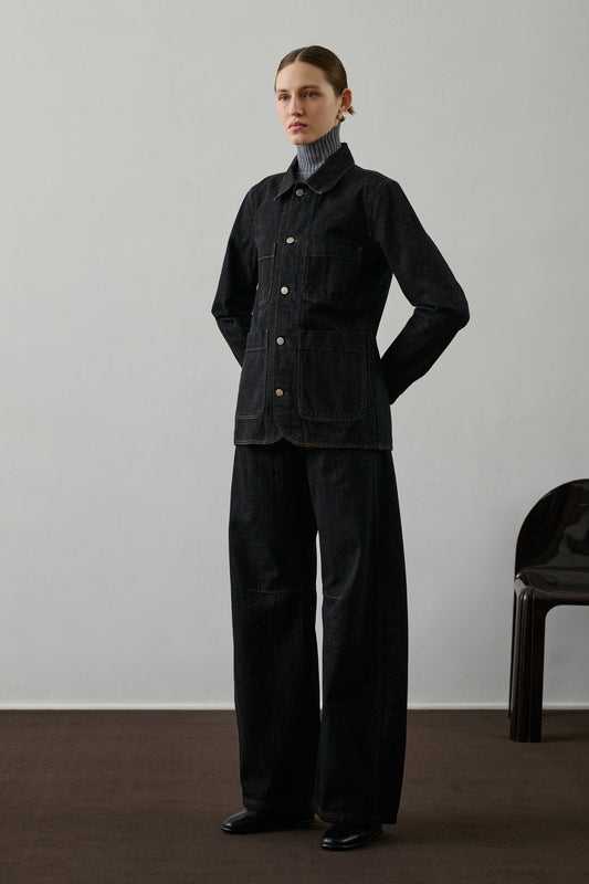 Veste Garry - Denim Brut Noir - Coton - Femme
