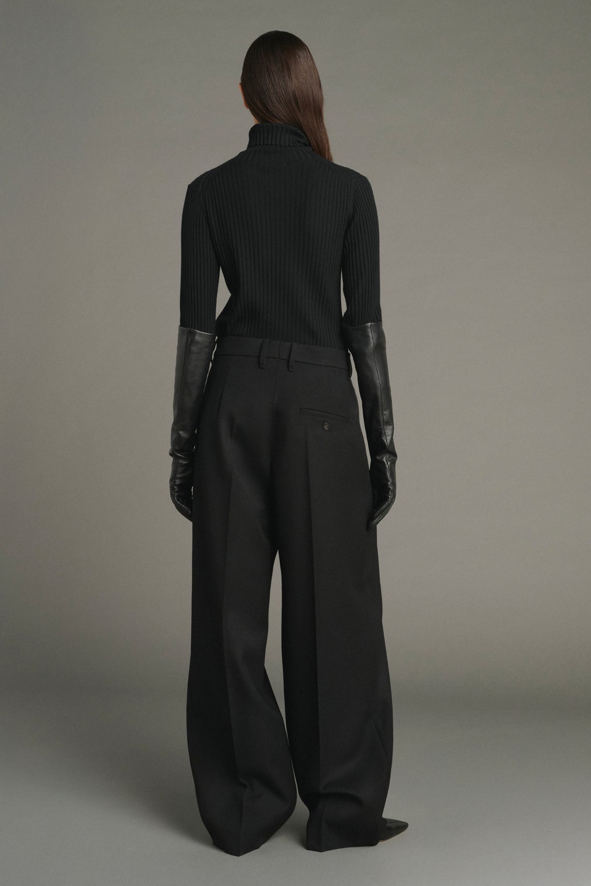 Pull Filao - Noir - Laine Mérinos - Femme