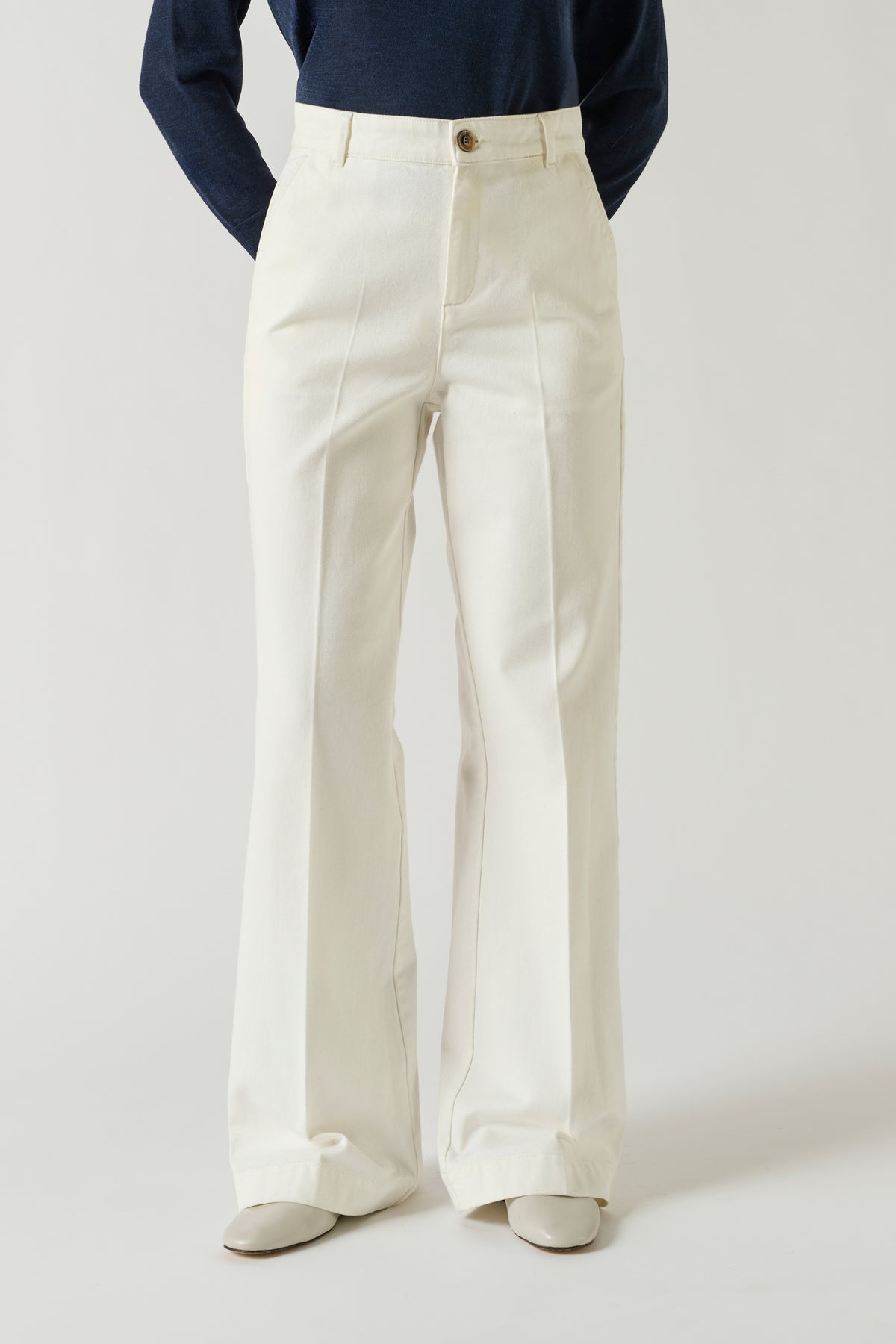 Jean California - Craie - Coton - Femme