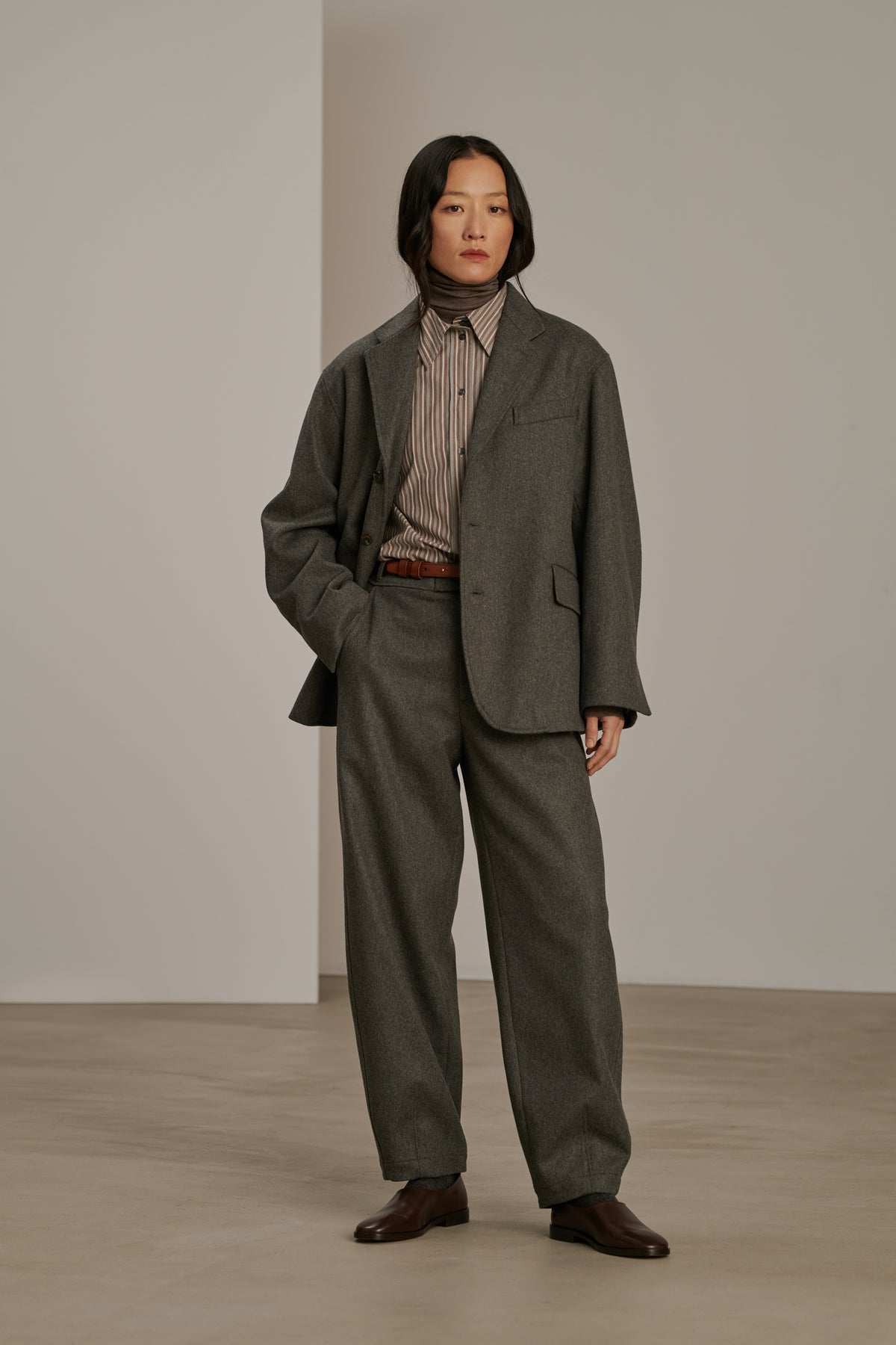 Veste Alexandra - Gris Clair - Laine - Femme vue 1