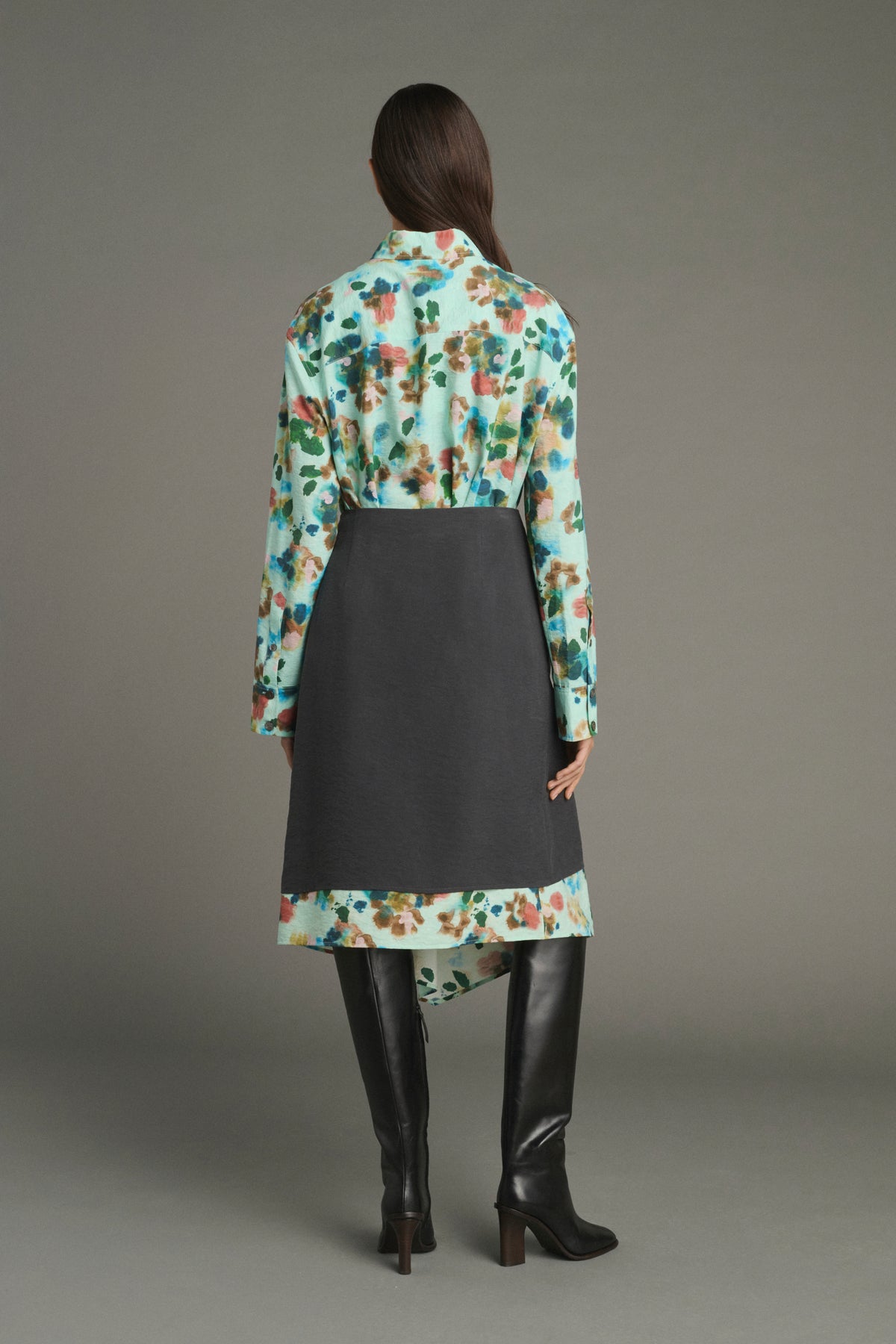 Jupe Joy - Turquoise - Soie - Femme