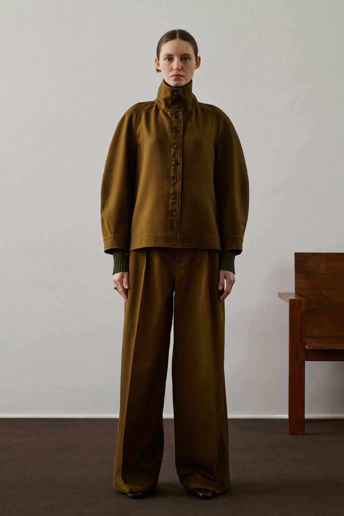 Geode jacket - Khaki/Bronze - Women vue 3