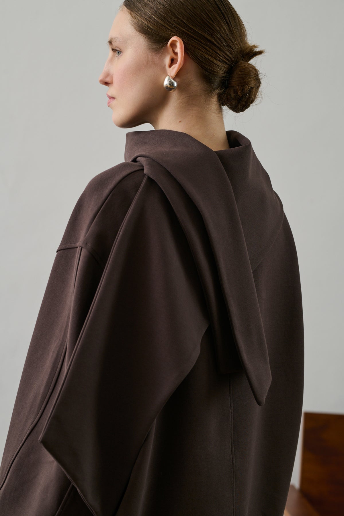 Freja Sweatshirt - Brown/Plum - Cotton - Women