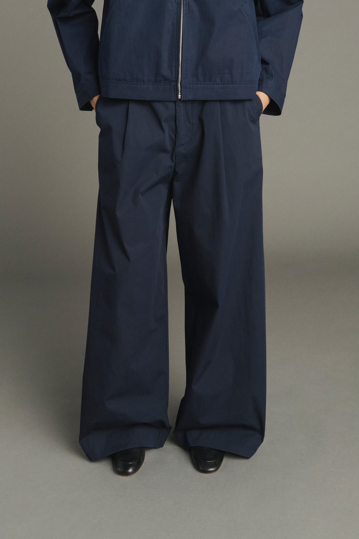 Pantalon Hugues - Navy - Coton - Femme vue 3