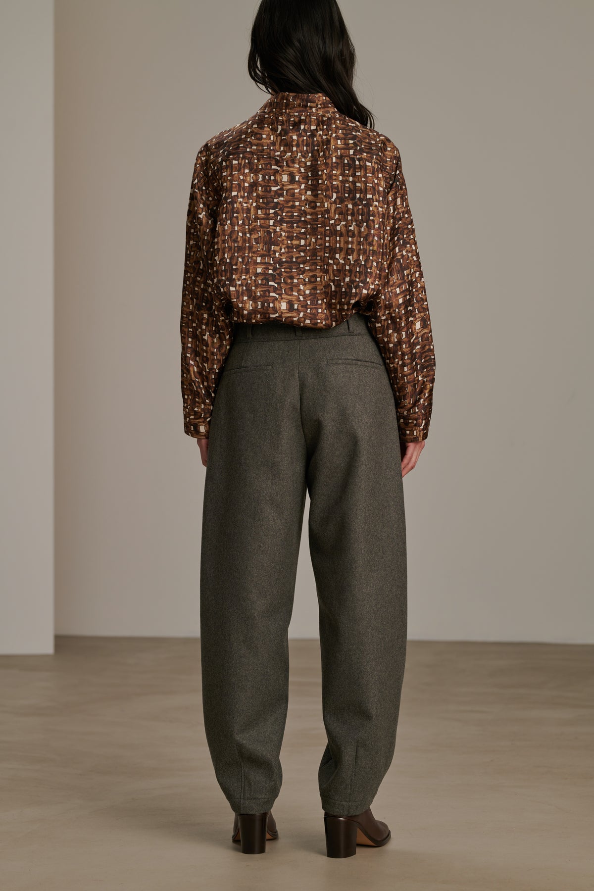 Pantalón Barrie - Gris claro - Lana - Mujer