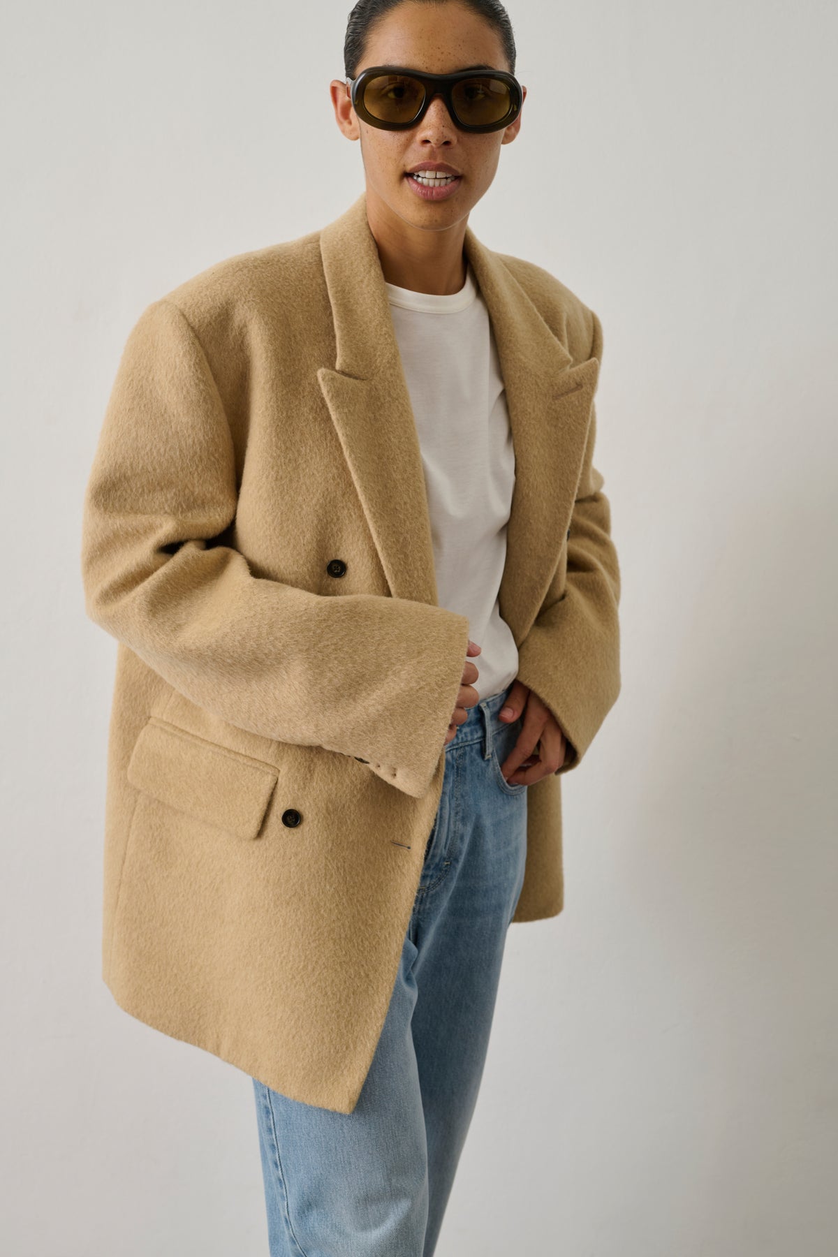 Manteau Helga - Beige - Coton - Femme