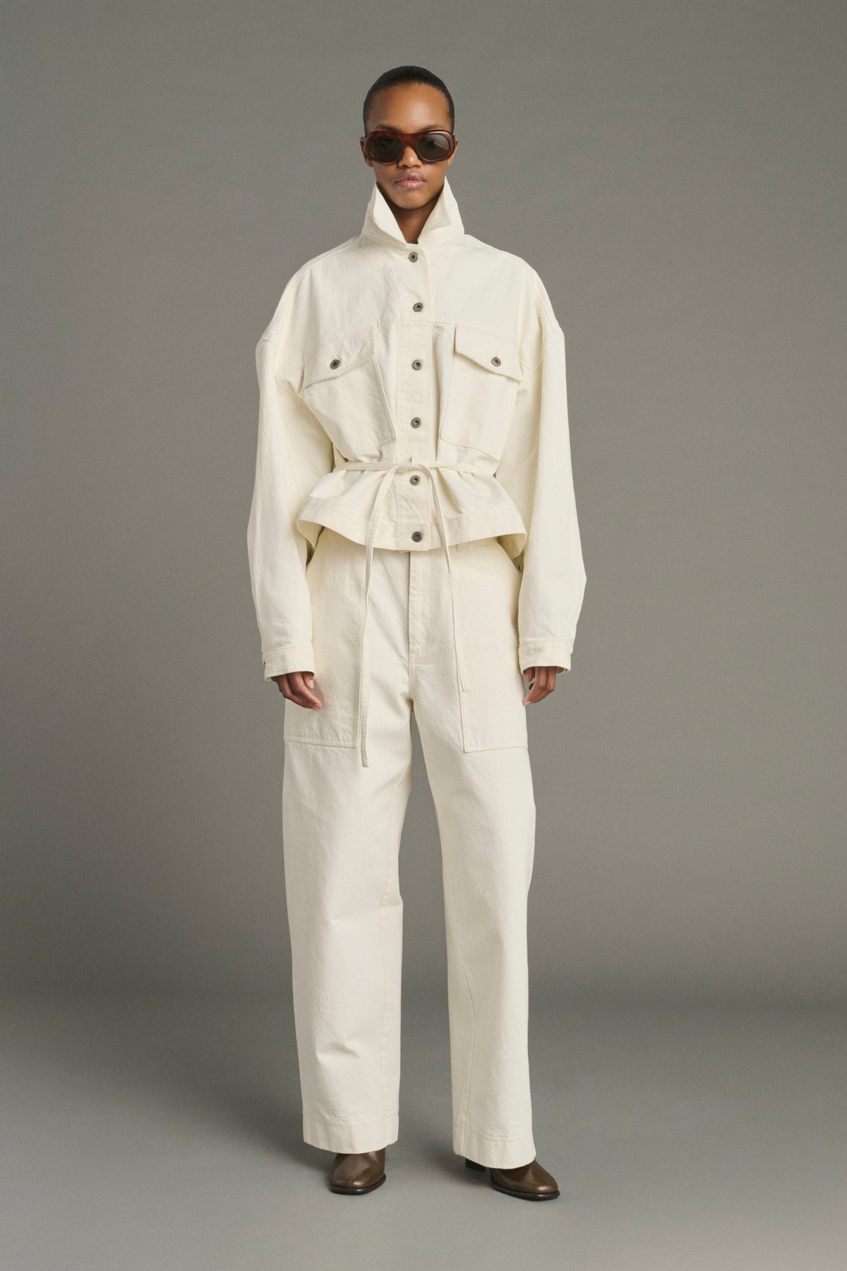 Veste Lys - Écru - Coton - Femme vue 2