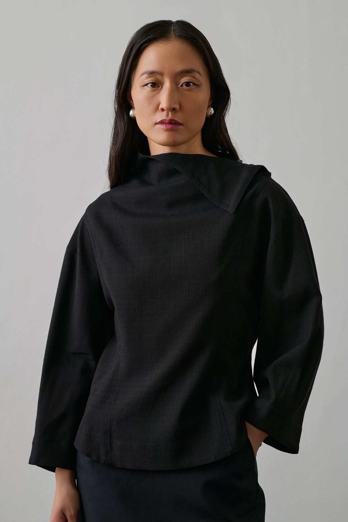 Blouse Figari - Noir - Femme vue 1