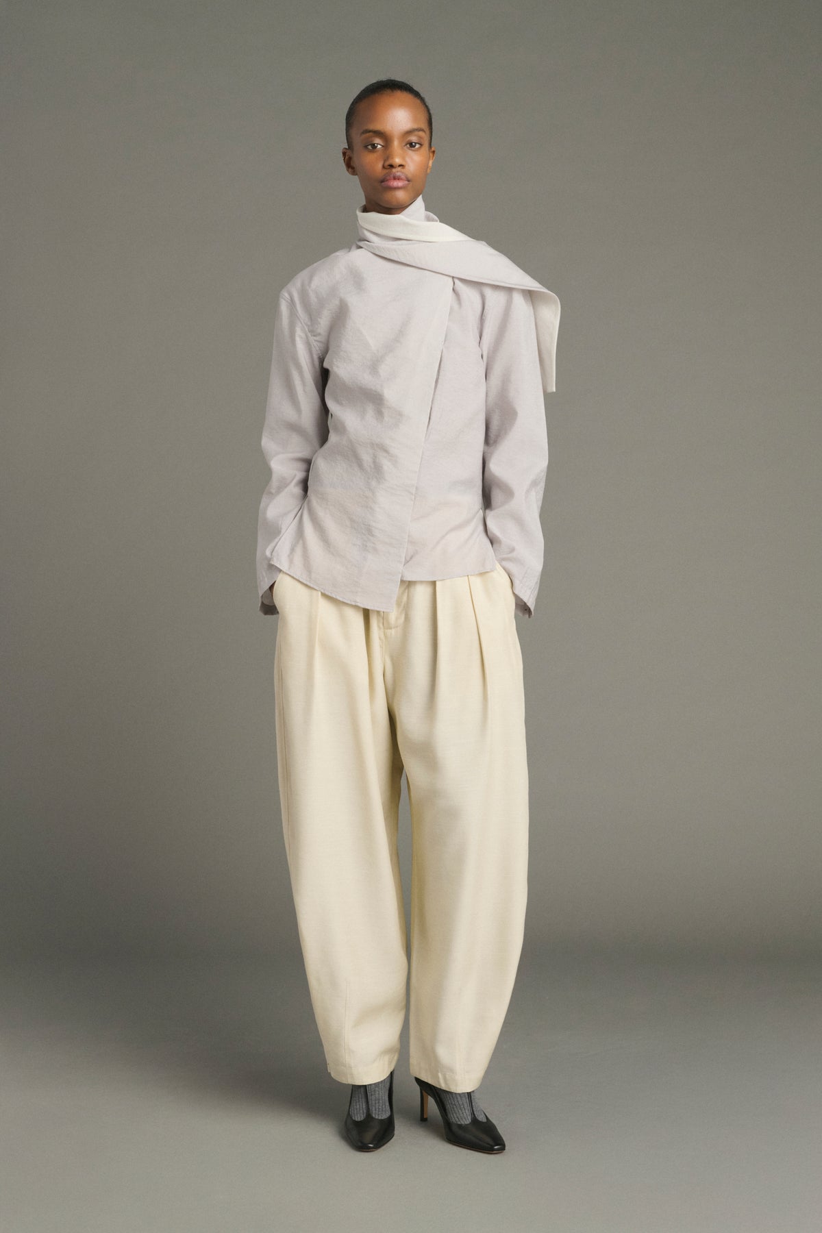 Blouse Leonore - Gris Parme - Femme vue 1