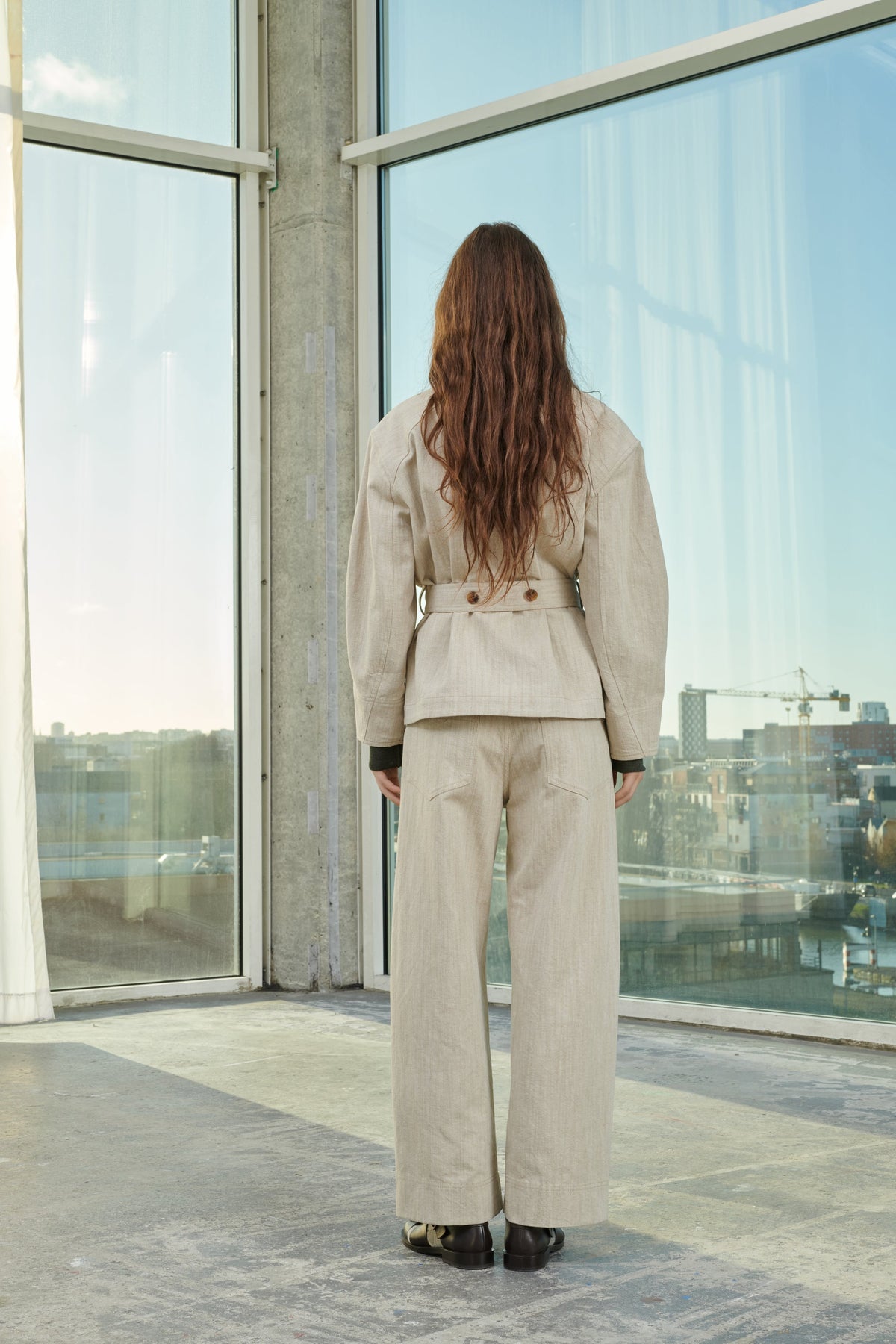 CHAQUETA VENICE BEIGE/CRUDO vue 4