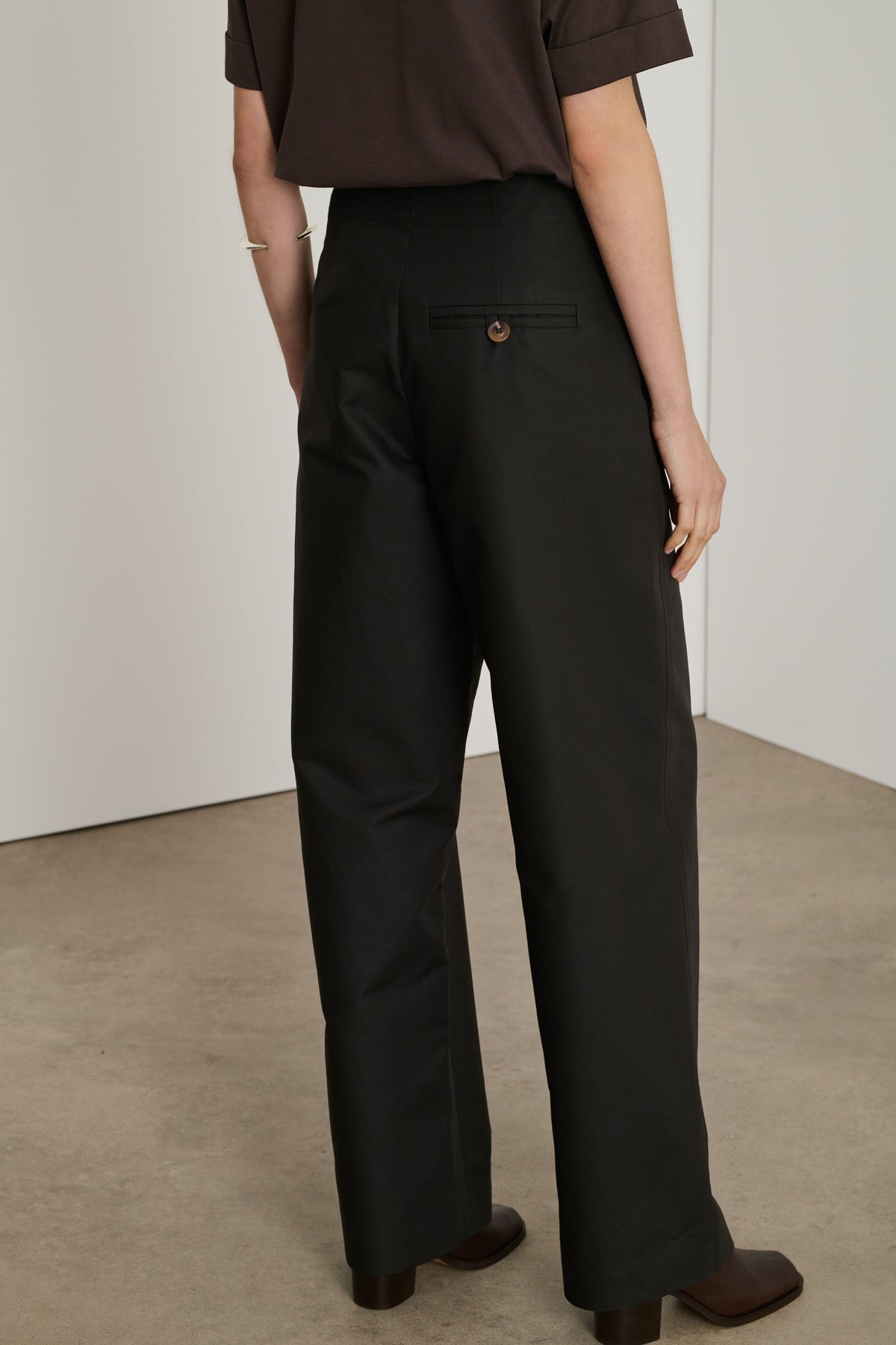 Pantalon Blair - Charbon - Coton - Femme vue 3