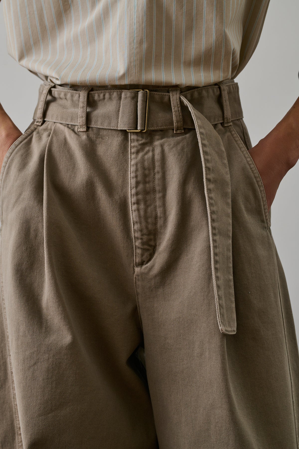 Jean Gaby - Gris/Beige - Coton - Femme vue 4