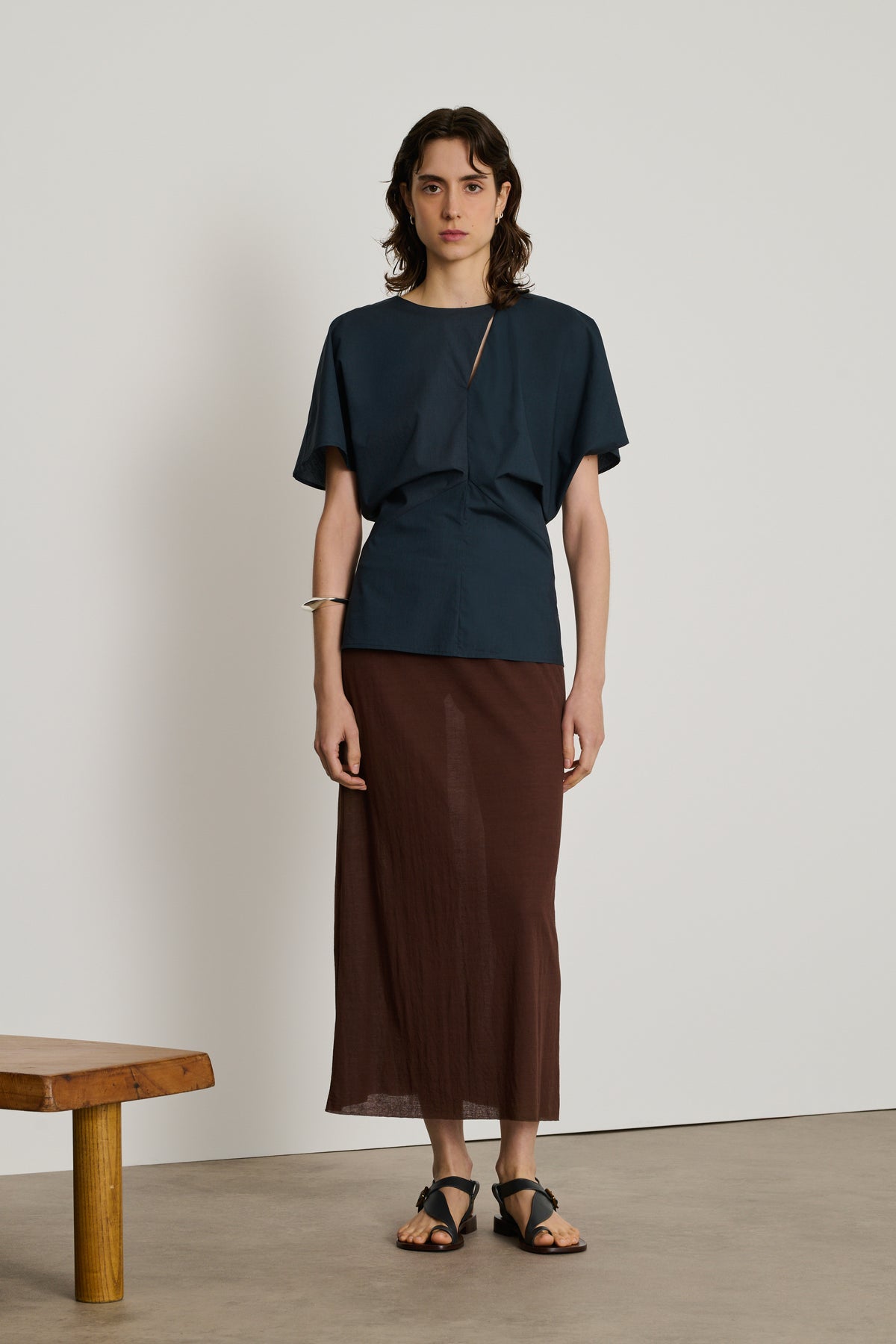 Blusa Embrun - Azul noche - Algodón - Mujer