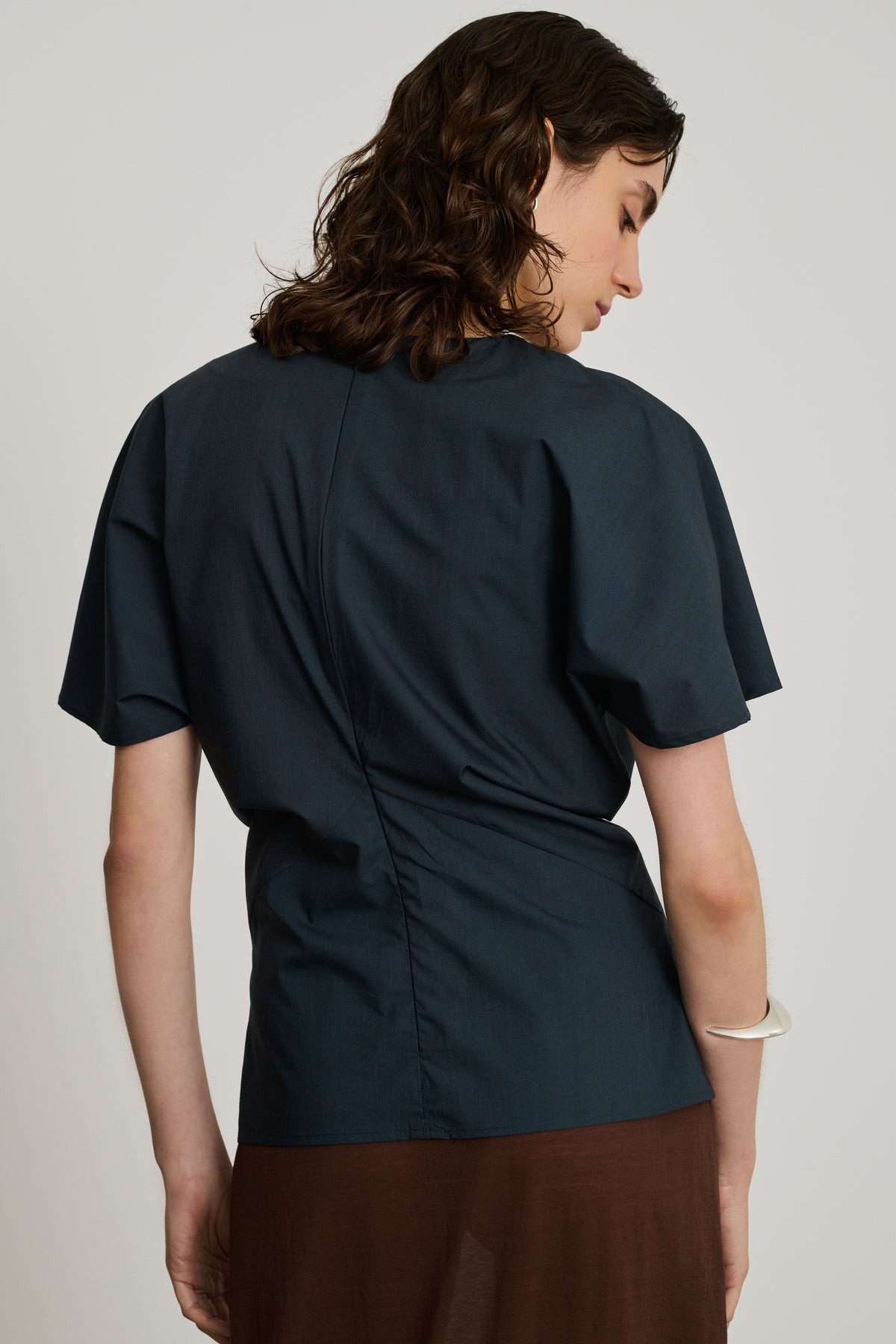 Blusa Embrun - Azul noche - Algodón - Mujer vue 4