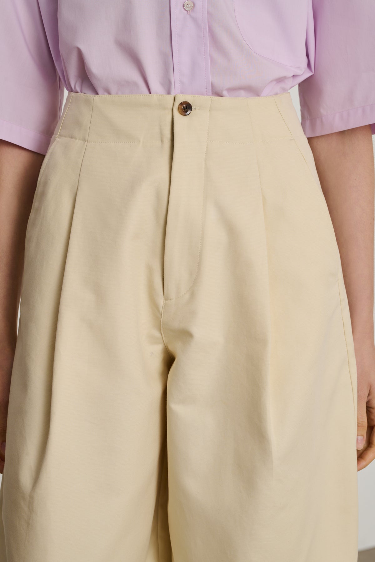 Pantalón Daley - Blanco Roto - Algodón - Mujer vue 6