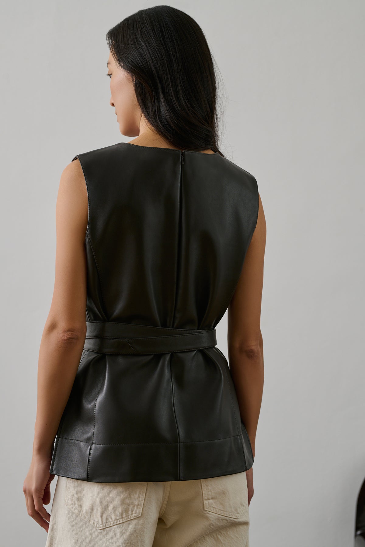 Top Chance - Marron Foncé - Cuir - Femme vue 4