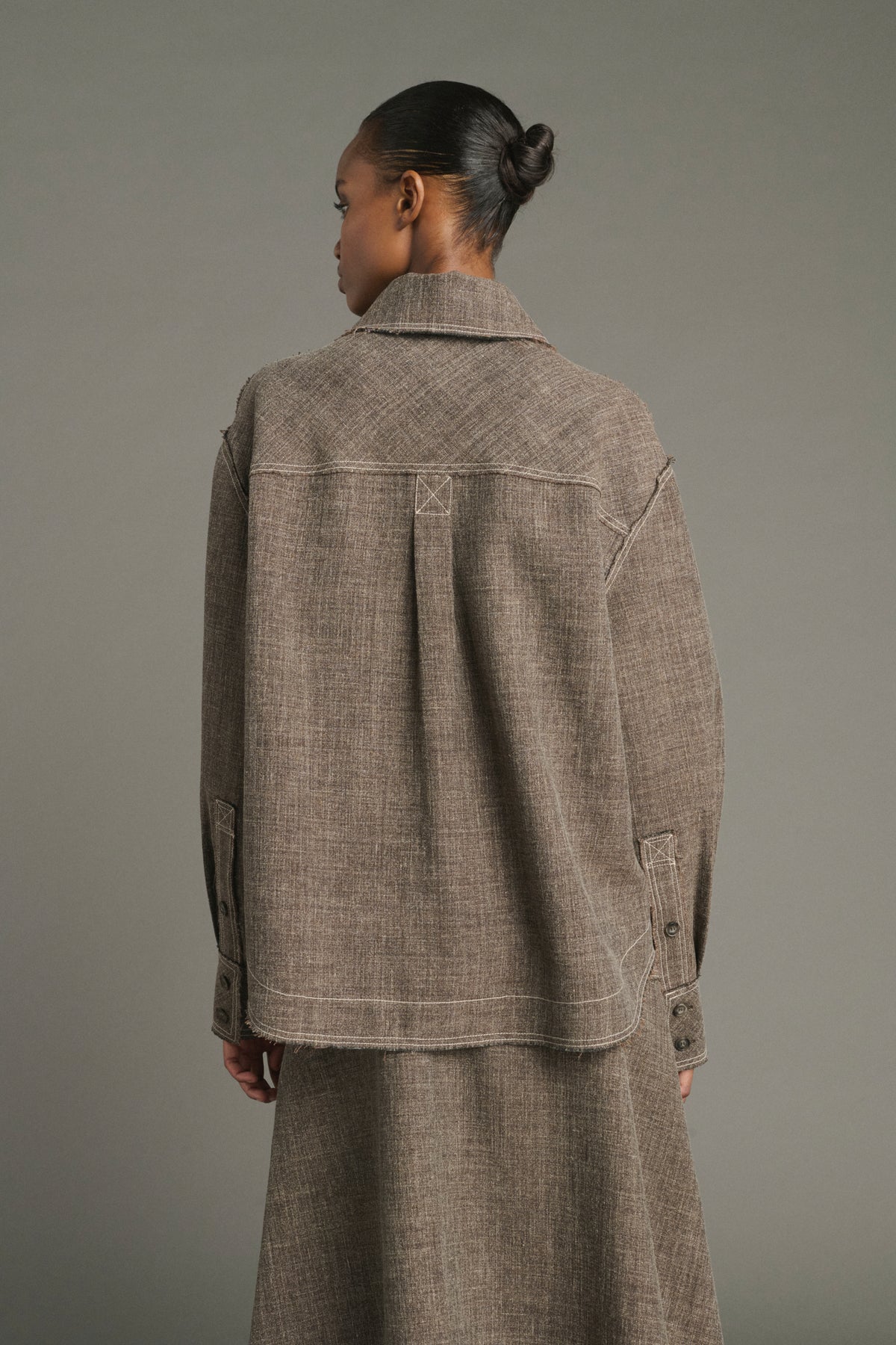 Blouse Jana - Marron Chiné - Femme