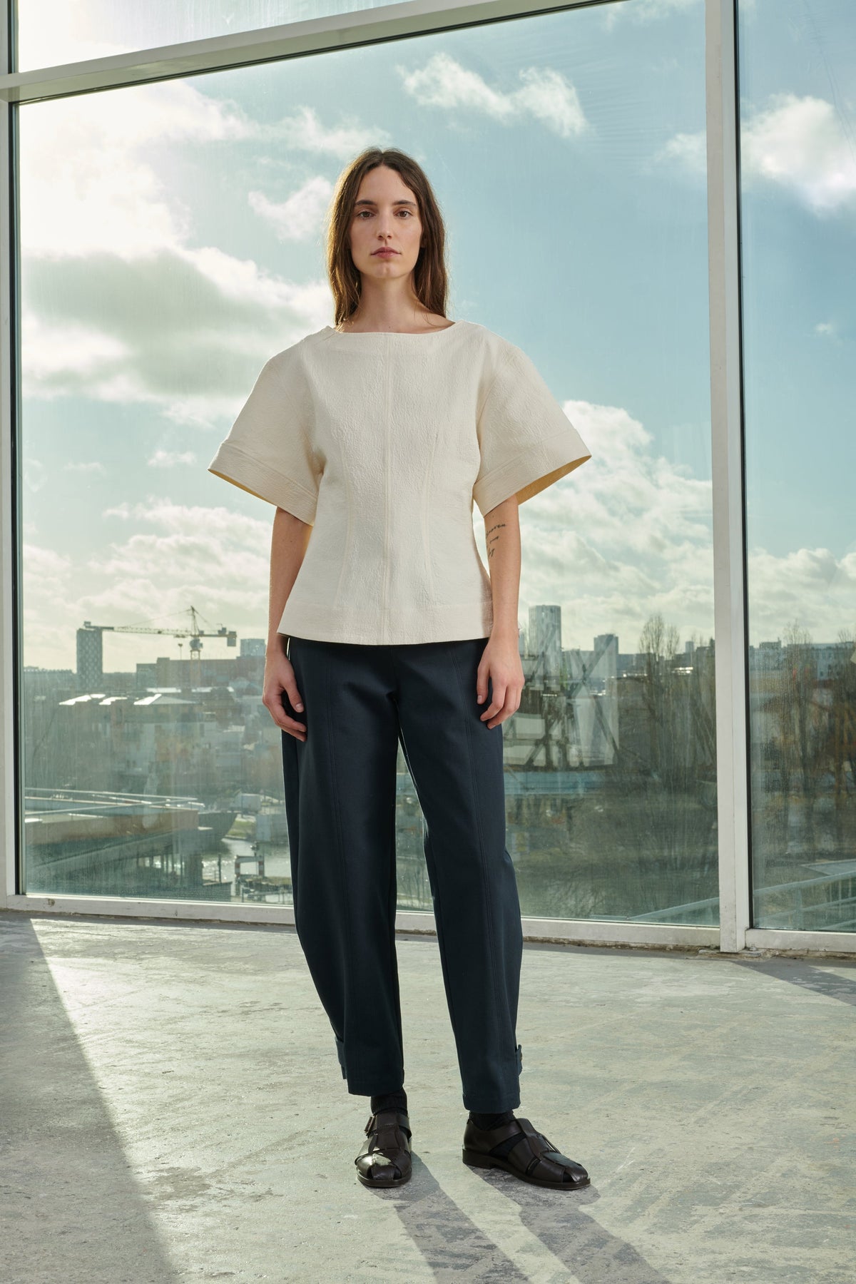 BLOUSE WARREN ECRU vue 1