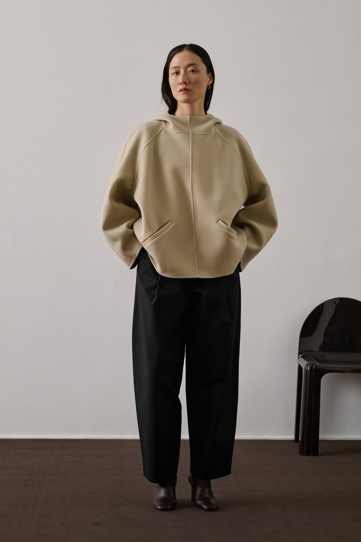 Gretel Sweatshirt - Chalk - Wool - Women vue 3