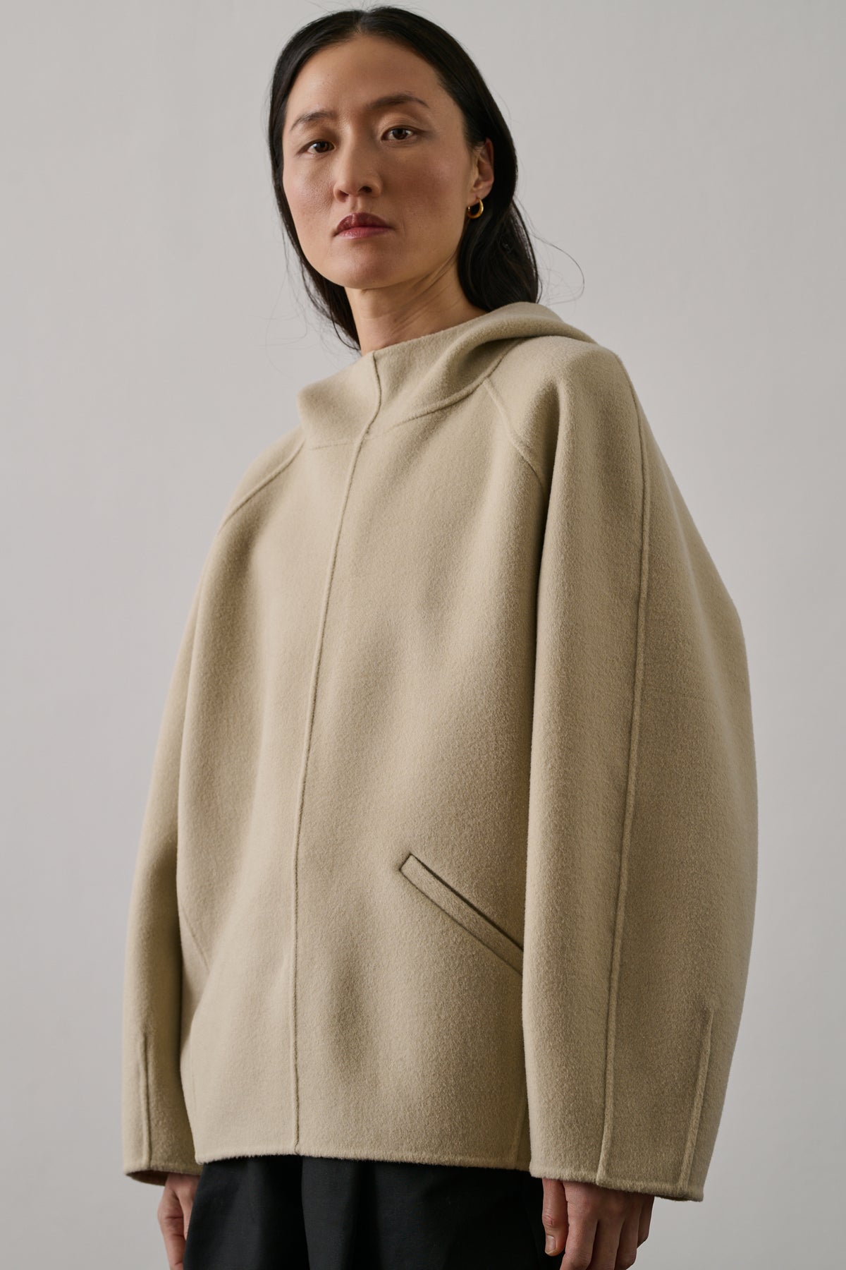 Gretel Sweatshirt - Chalk - Wool - Women