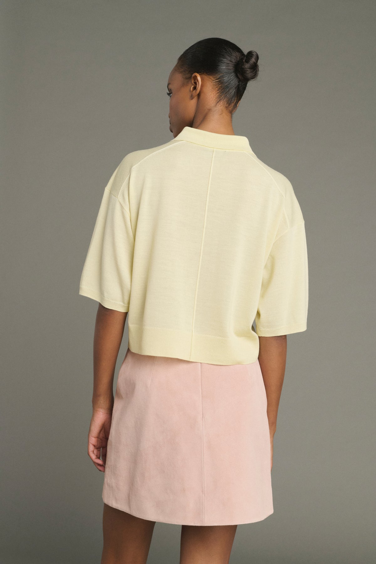 Pull Elton - Jaune Pâle - Laine Mérinos - Femme
