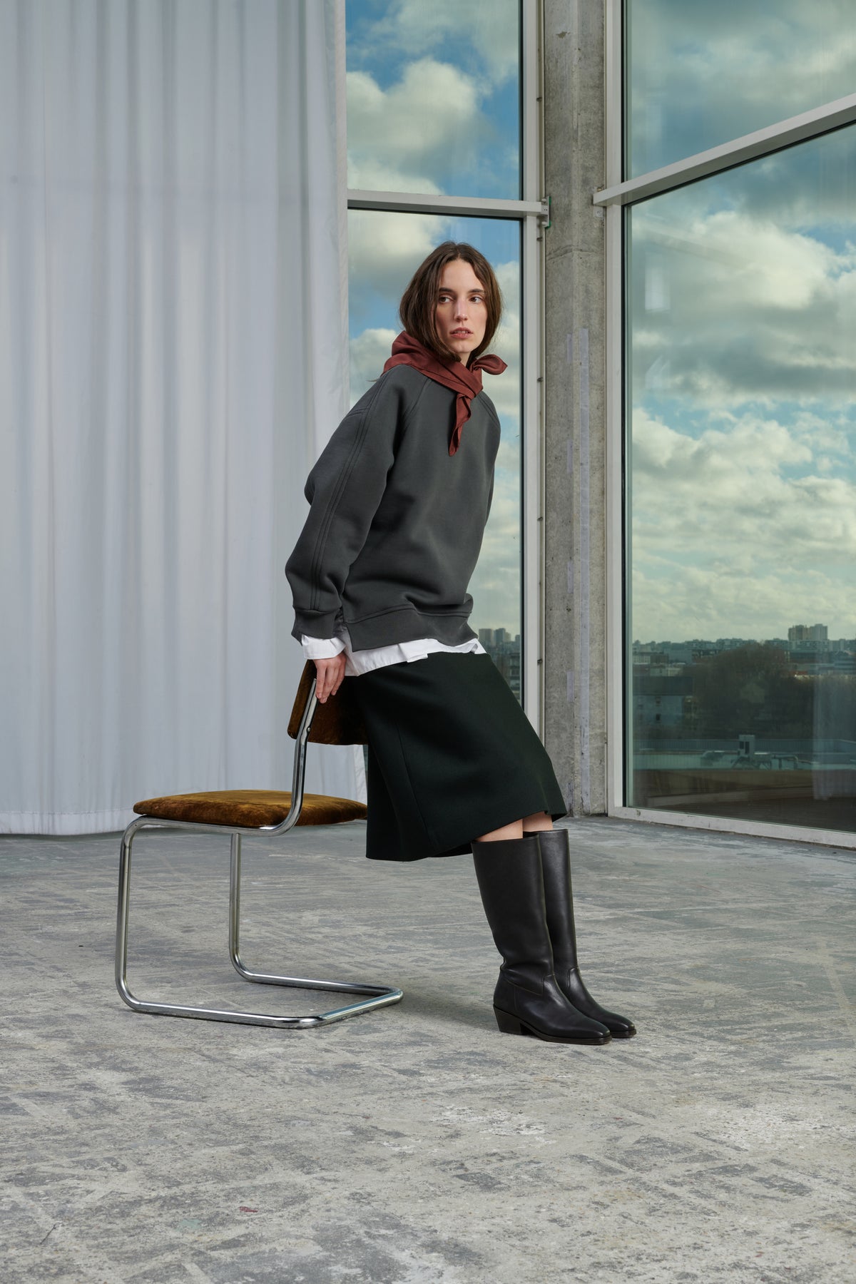Botas Bergam - Negro - Cuero - Mujer vue 6