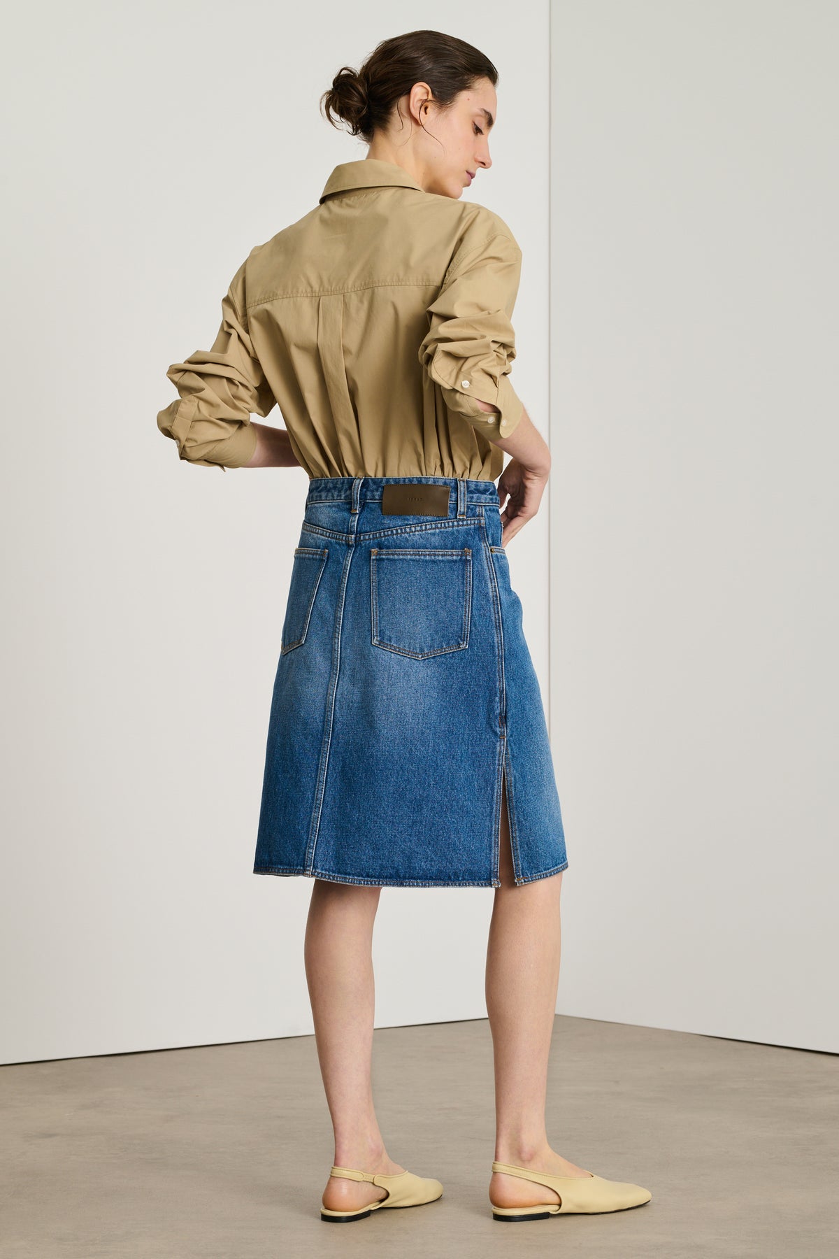 Falda Elyne - Azul - Algodón - Mujer