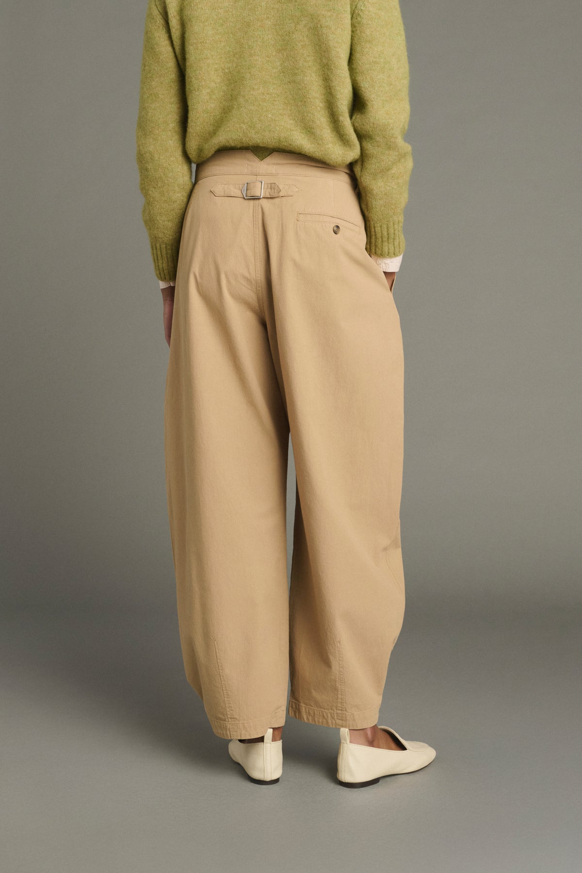 Pantalon Lambert - Beige - Coton - Femme vue 3