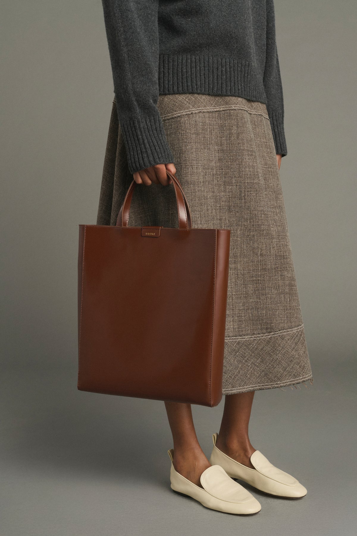 Sac Wilo - Cognac - Cuir - Femme vue 2