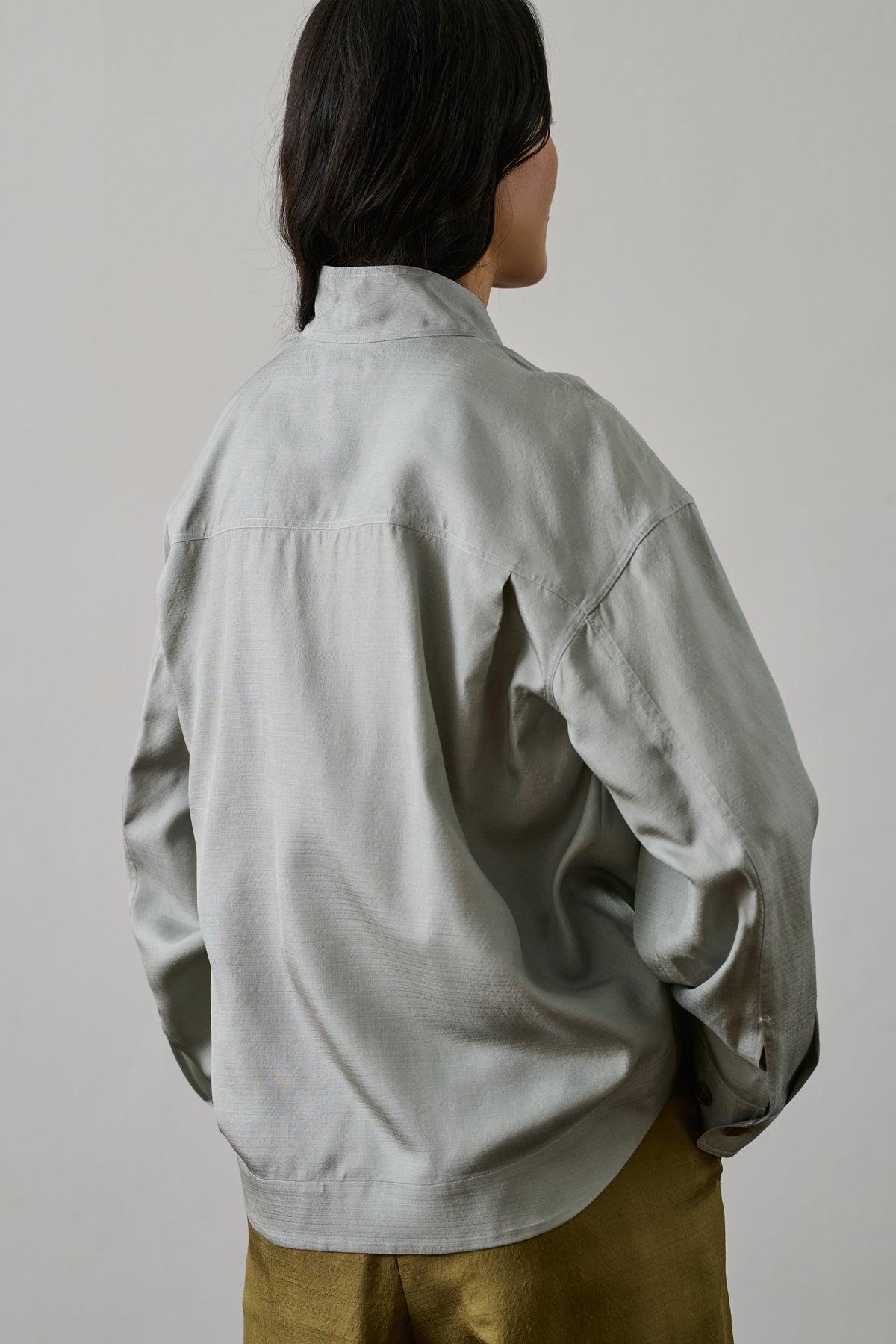 Chemise Felicite - Bleu Glacé - Soie - Femme vue 3