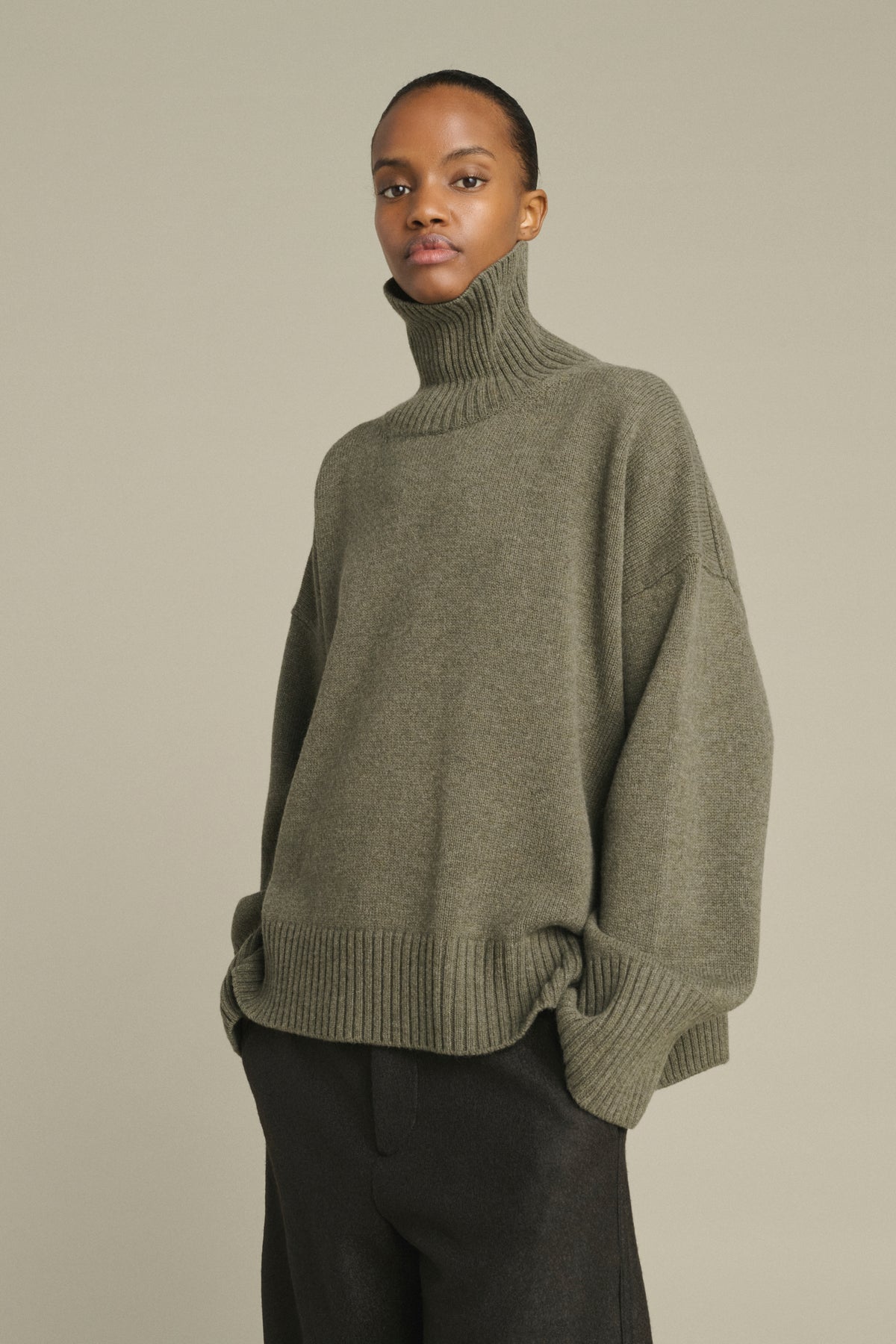 Pull William - Gris Chiné - Laine Mérinos - Femme