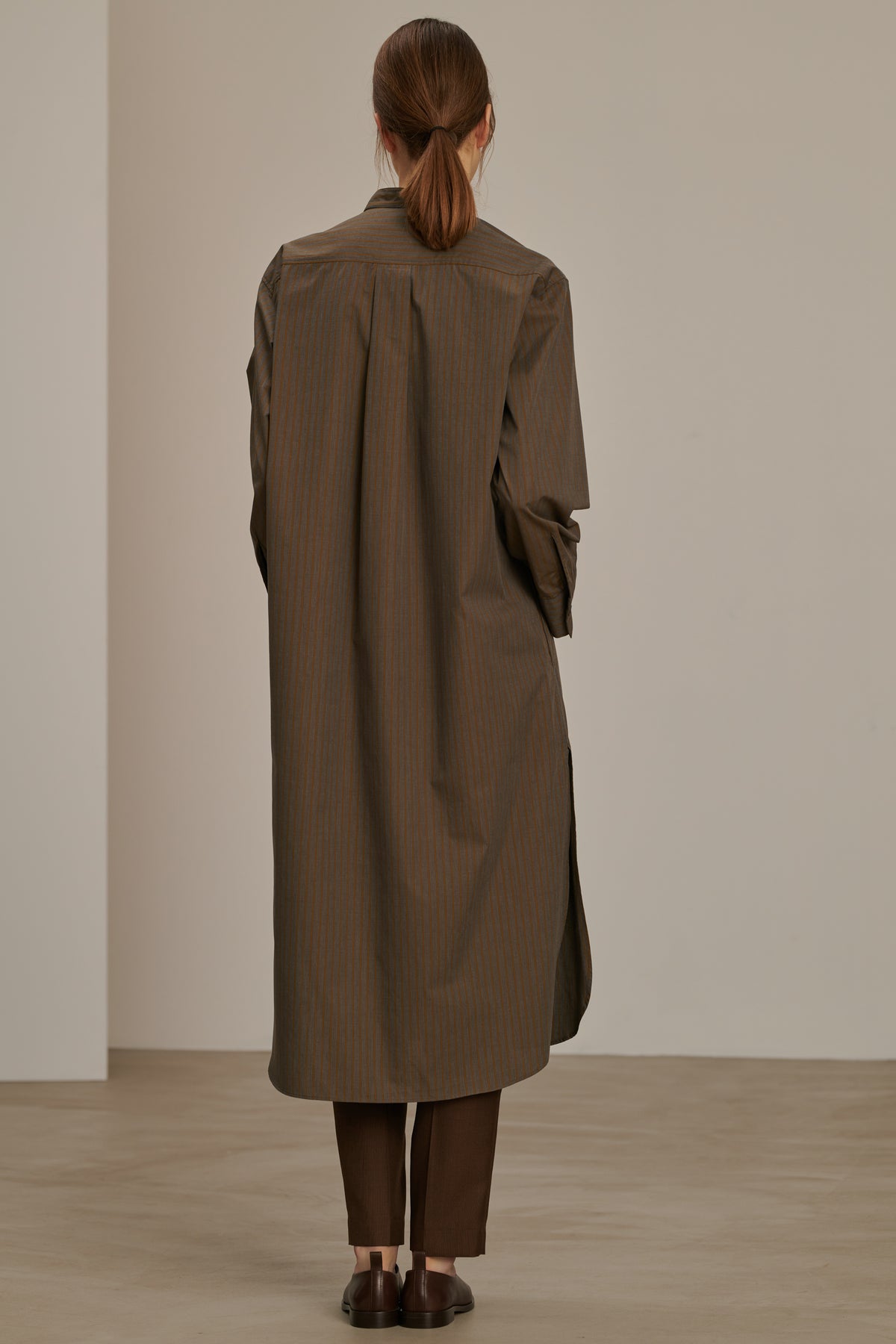 Vestido Akiko - Antracita/Bronce - Algodón - Mujer vue 4