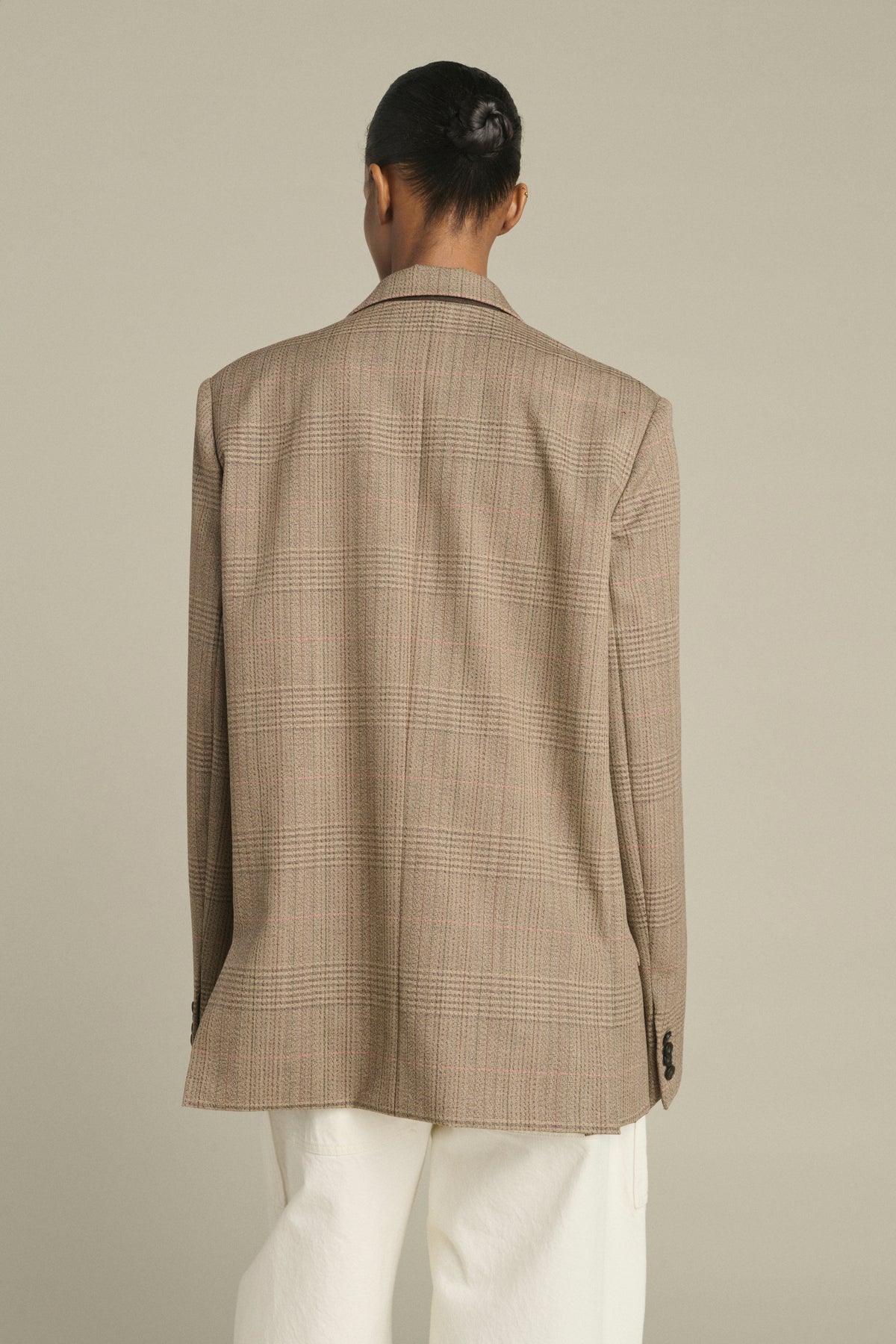 Jacket Hermosa - Brown/Beige - Wool - Women vue 4