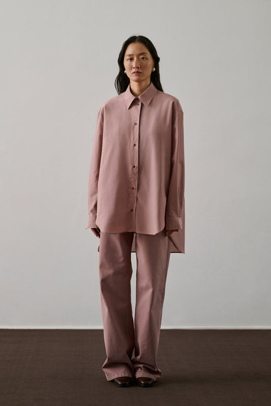Camisa Grenade - Palo de rosa - Algodón - Mujer
