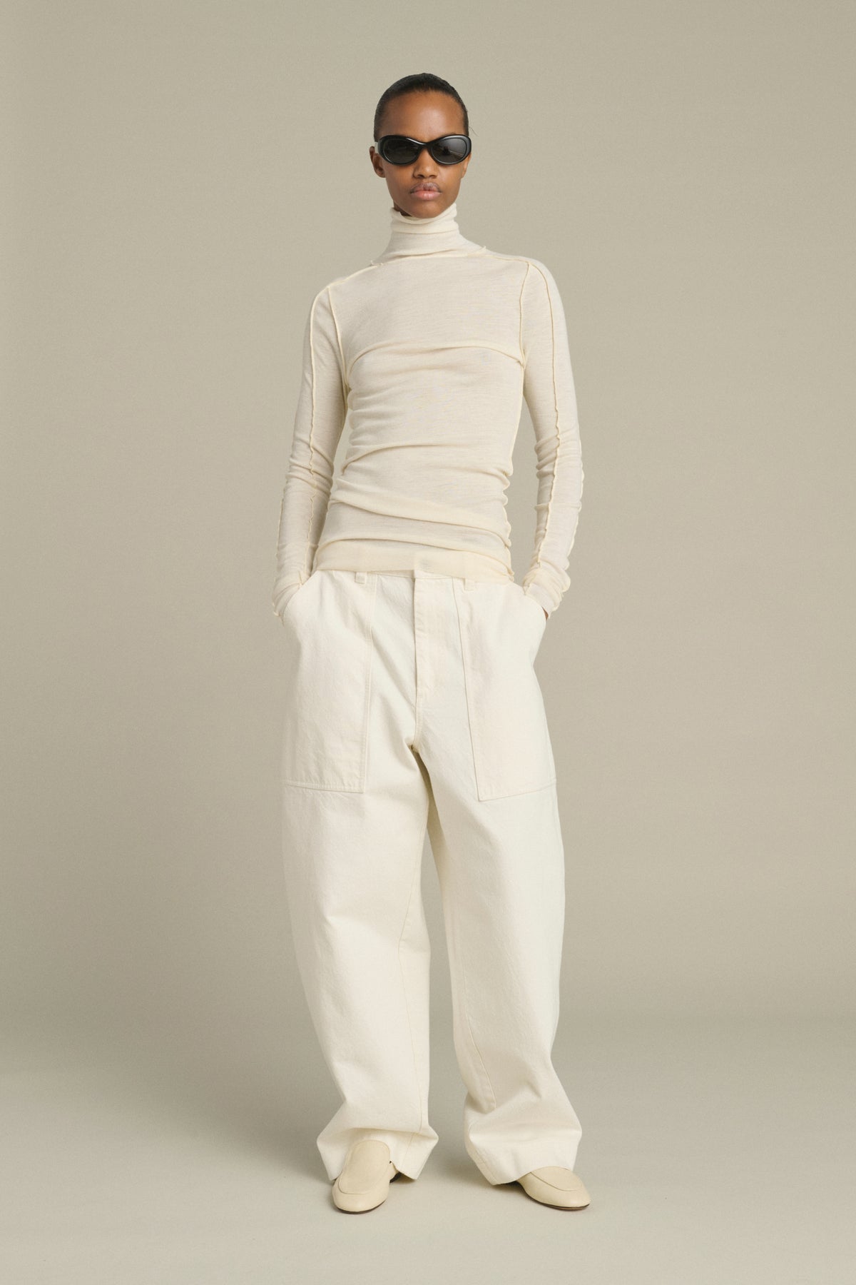 Tee-Shirt Lois - Écru - Laine - Femme