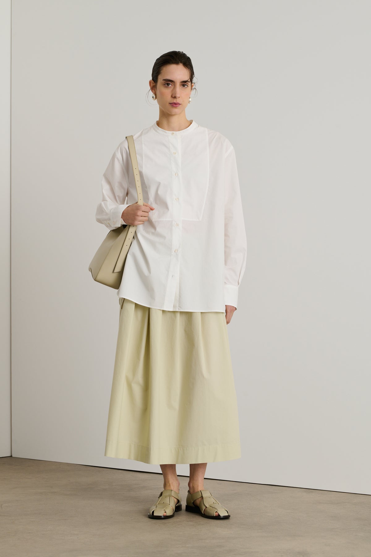 Chemise Dori - Blanc Cassé - Coton - Femme vue 3