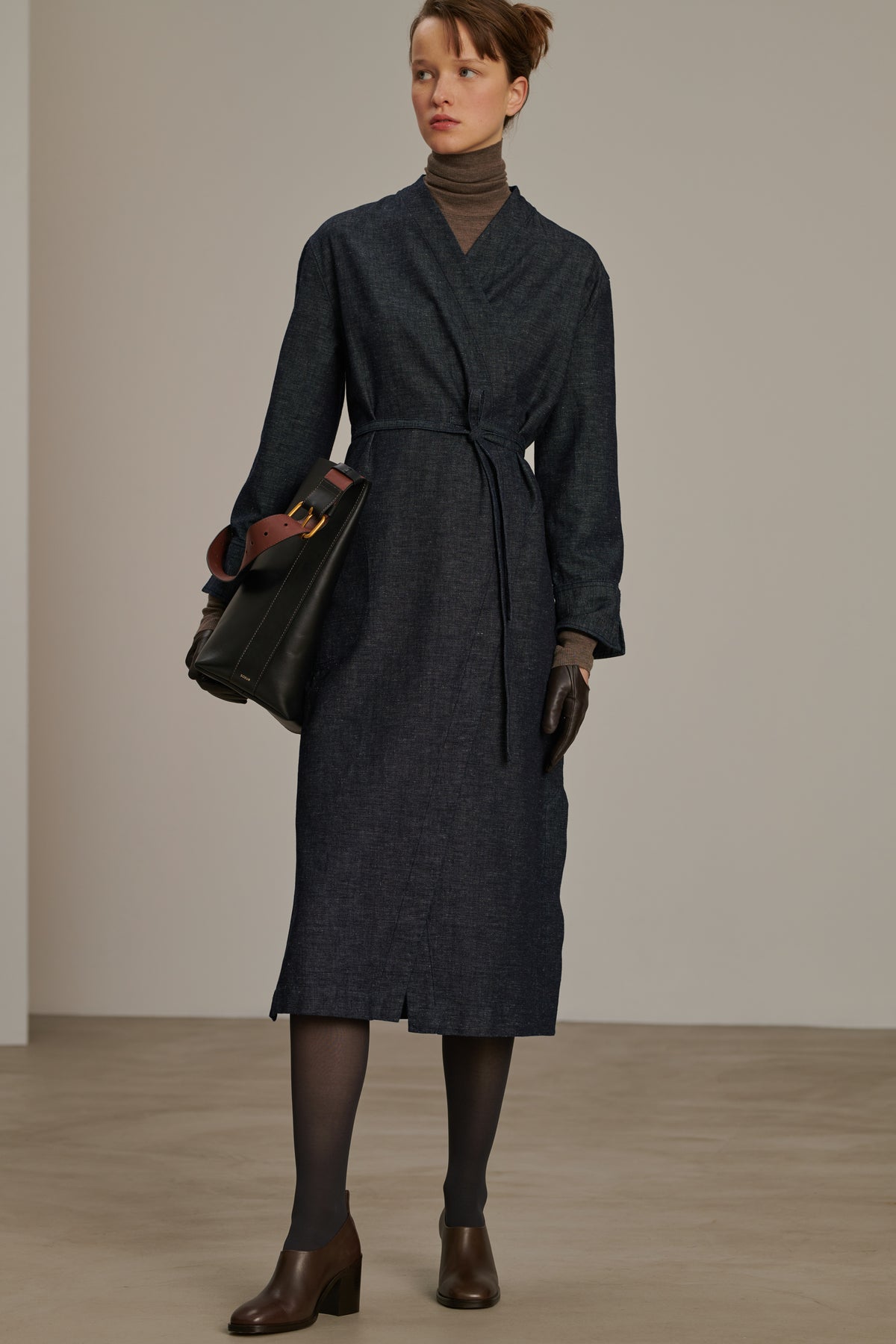 Carla dress - Blue/Black - Cotton - Women