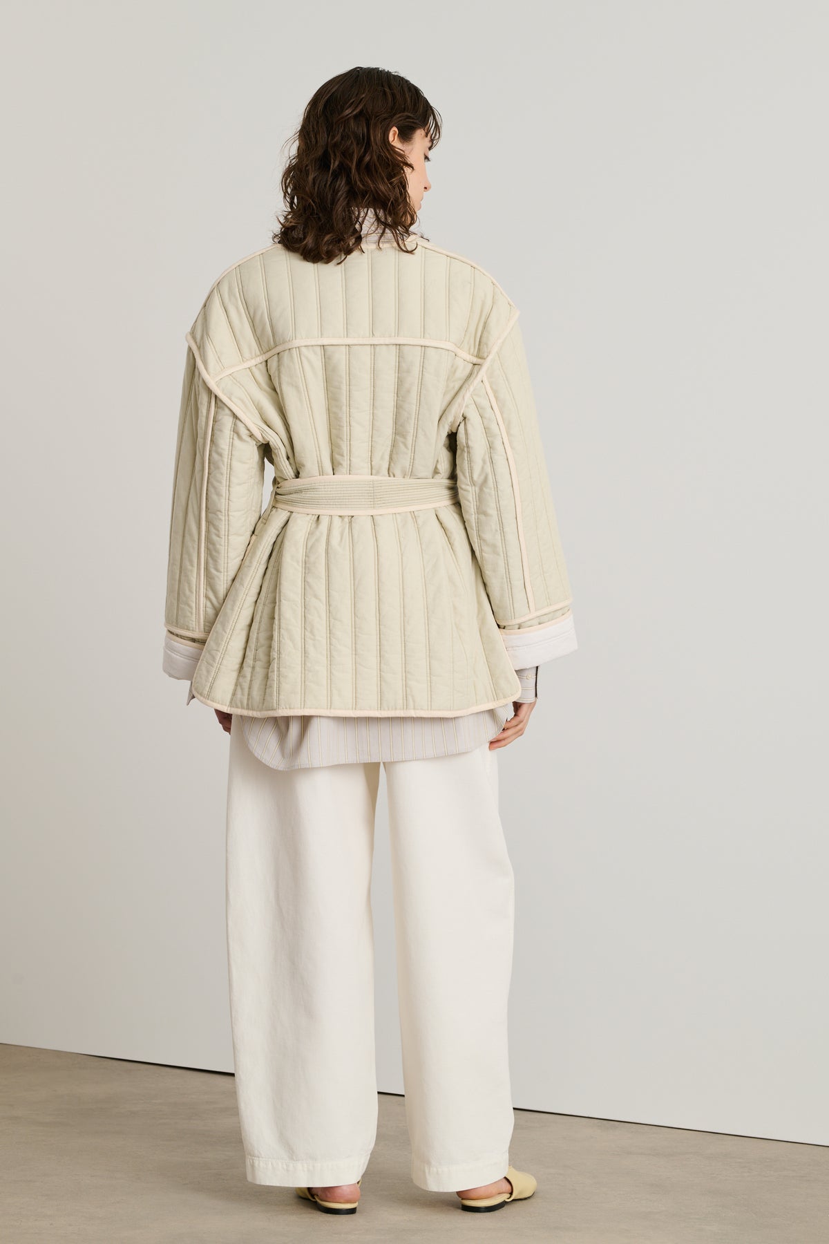 Jacket Eclipse - Sage - Cotton - Women vue 4