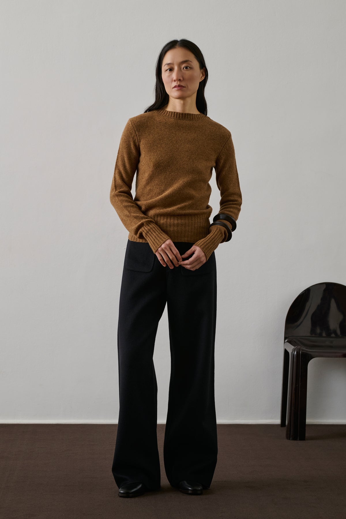 Pantalon Harold - Deep Navy - Laine - Femme vue 1