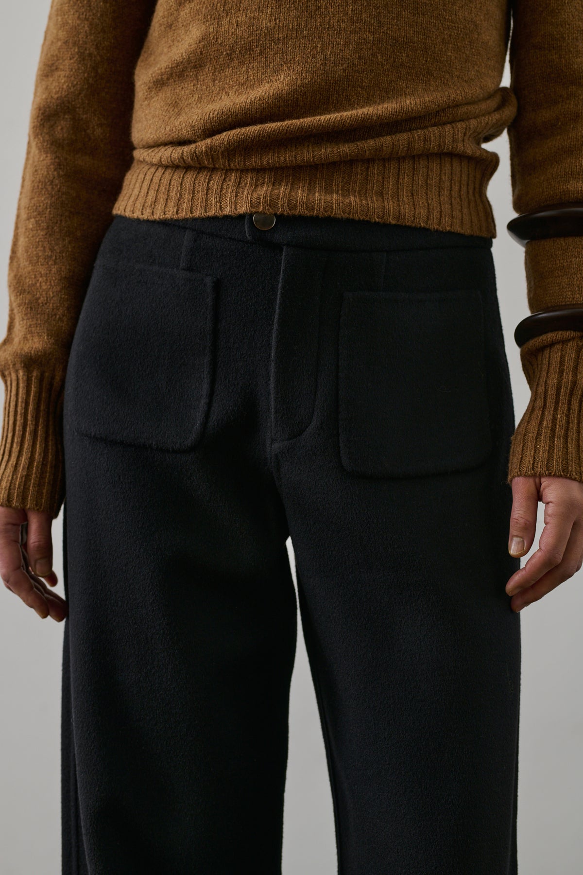 Pantalon Harold - Deep Navy - Laine - Femme vue 3