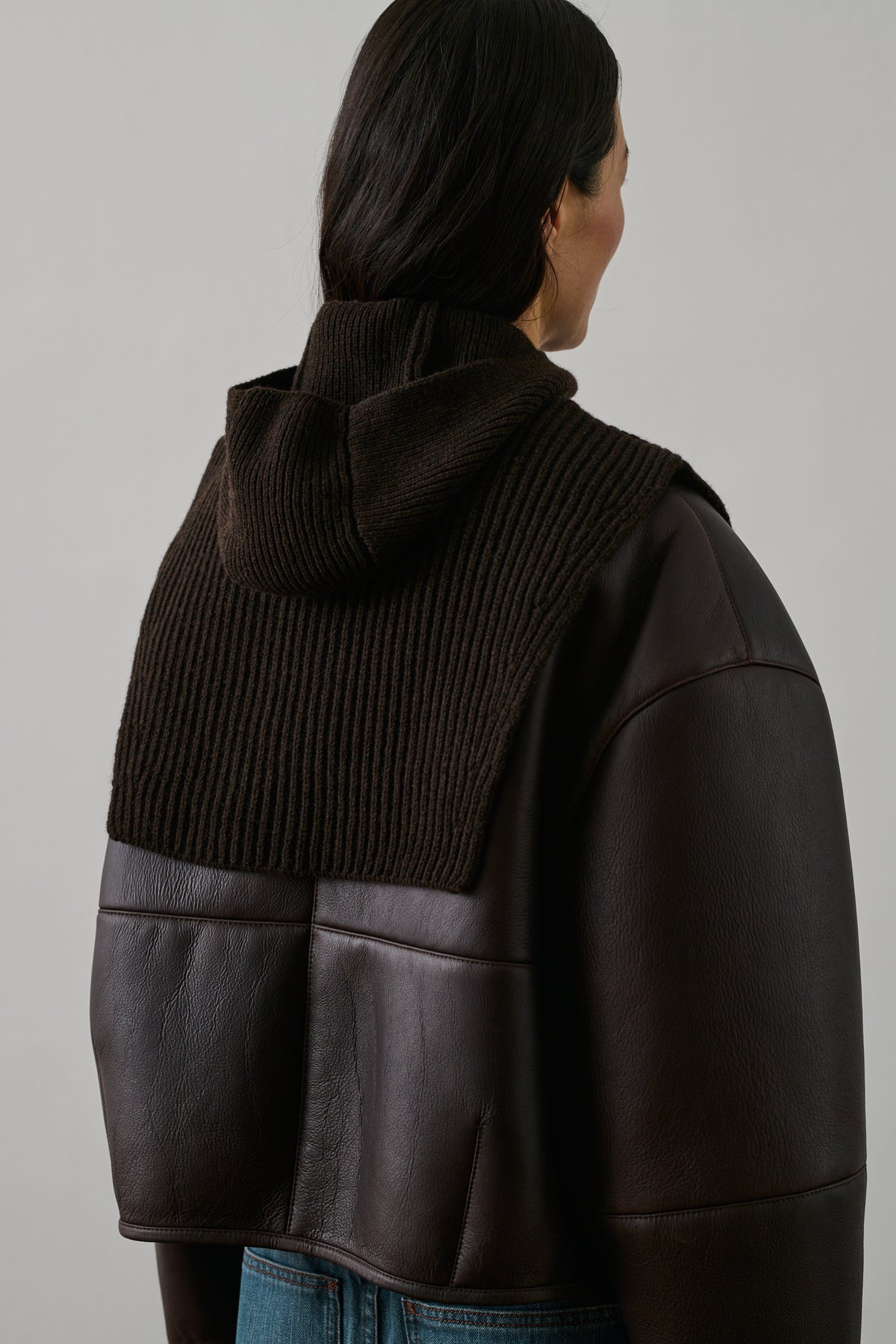 Cagoule Sud - Chocolat - Laine - Femme