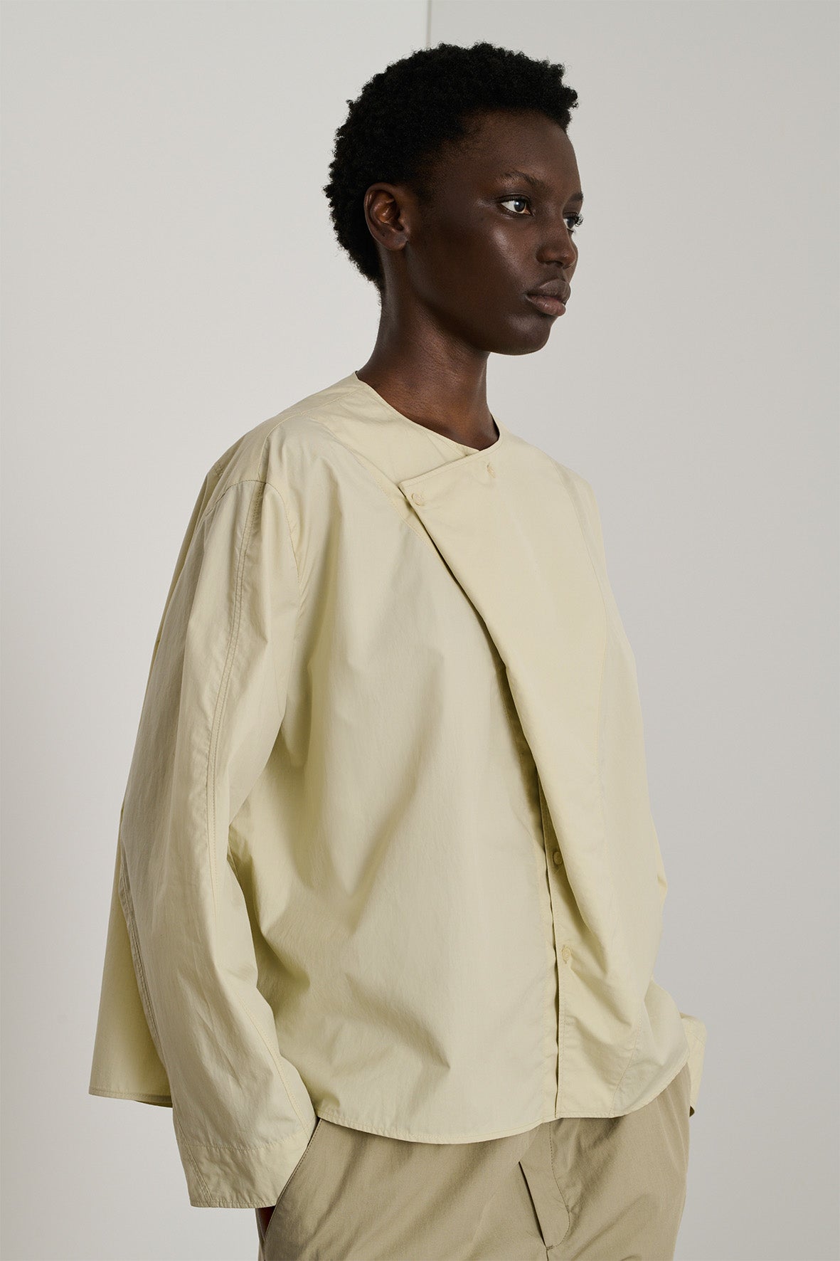 Antoine Blouse - Putty - Cotton - Women