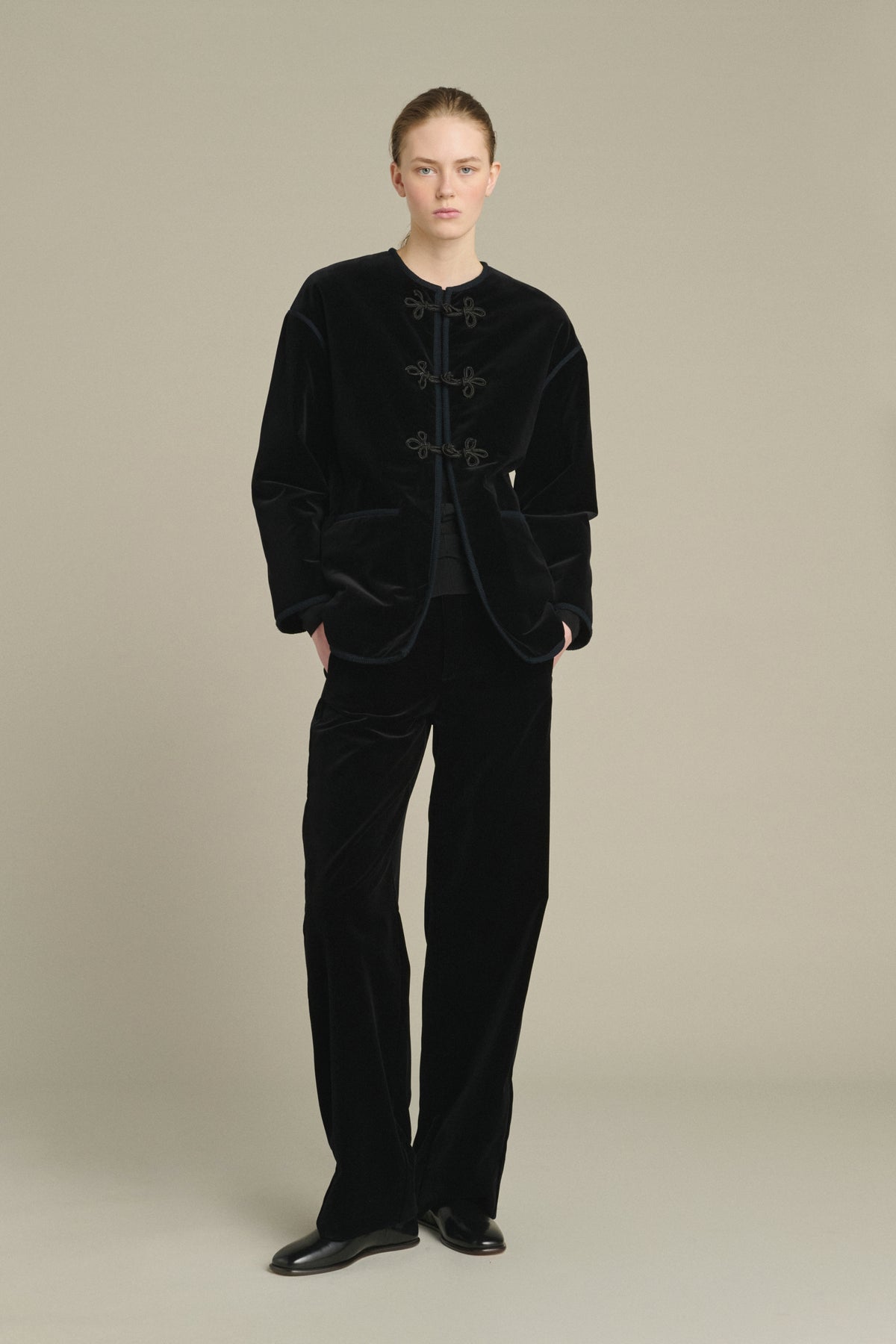 Veste Lutetia - Noir - Coton - Femme vue 1