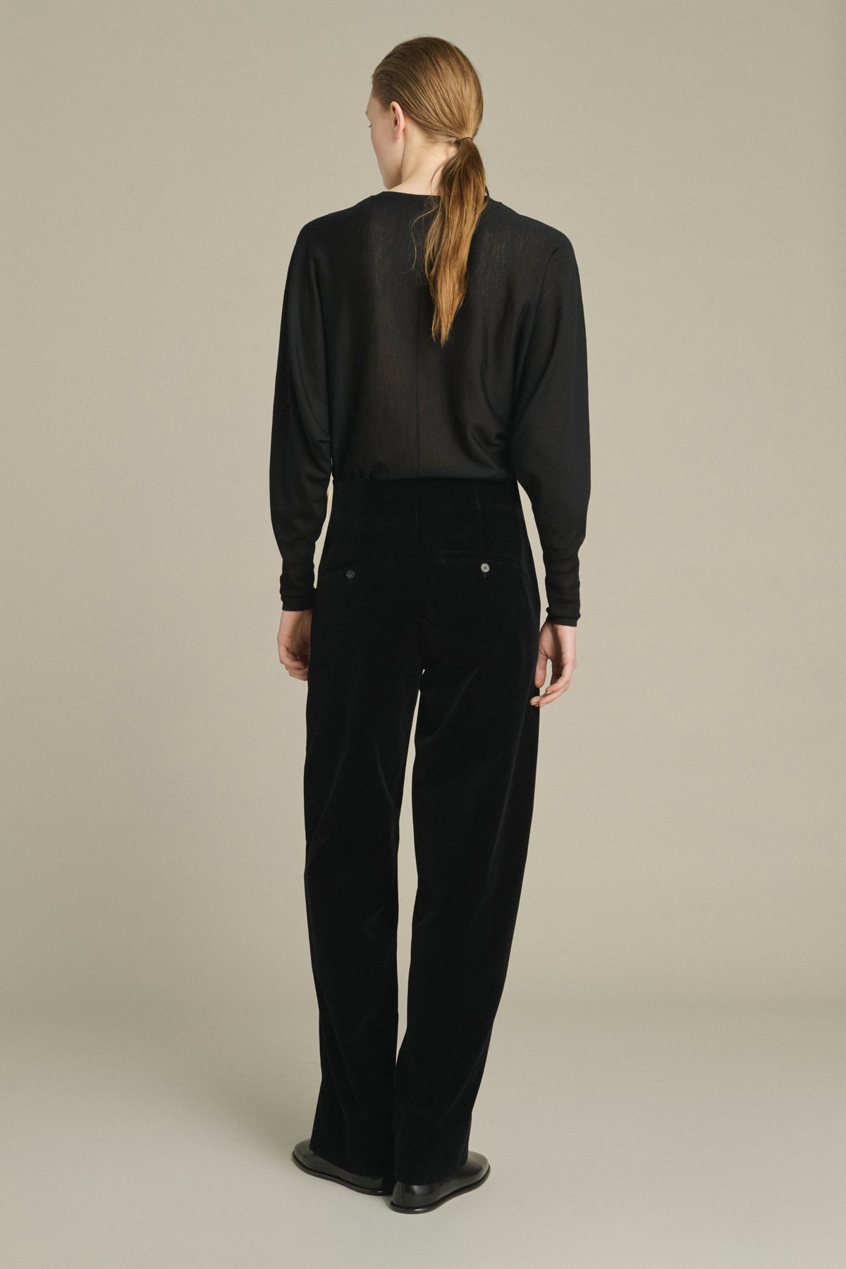 Pantalon Celestin - Noir - Coton - Femme vue 2