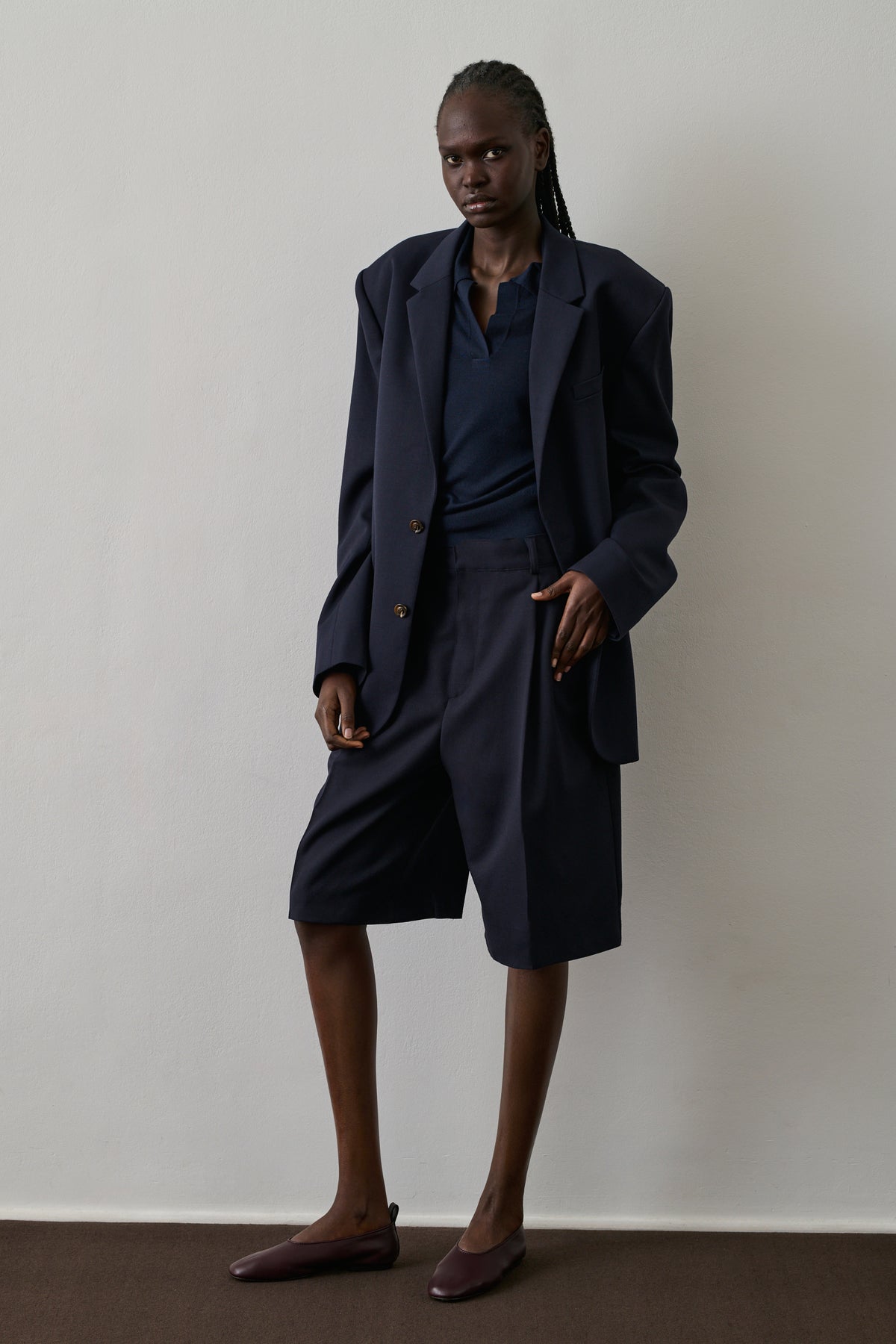 Giani jacket - Midnight Blue - Wool - Women