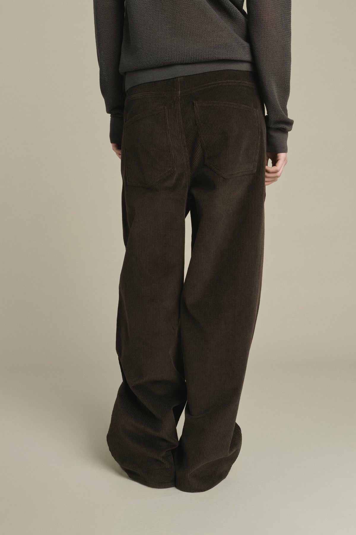 Pantalon Gunther - Marron Foncé - Coton - Femme vue 3